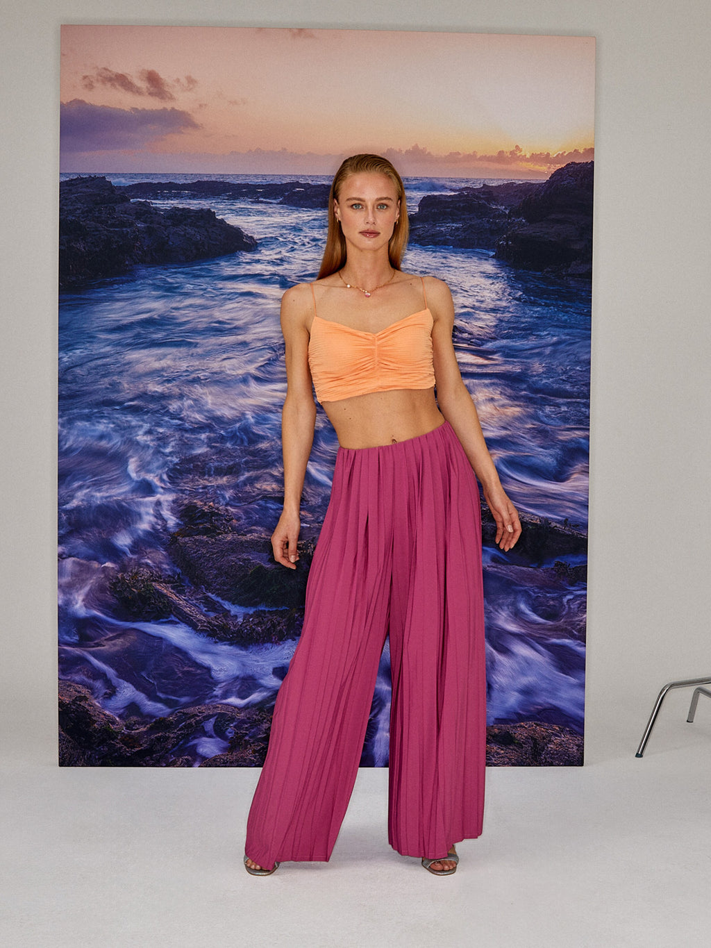  Crop Tops Top Sheila Dames Oranje