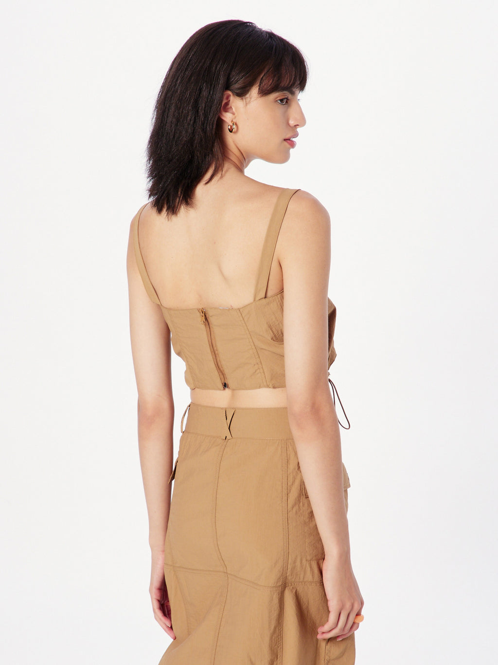 NASTY GAL Tanktops Top Dames Stone Grey