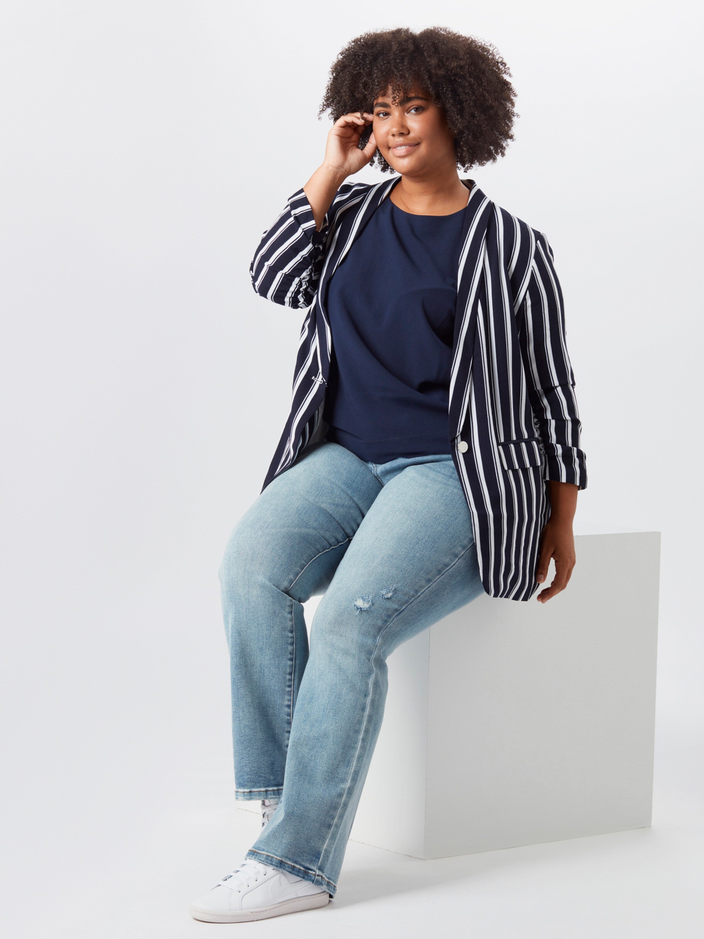  Blouse Tops Blouse Arvena Dames Navy