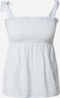 Vero Moda Uitgaanstops Top VMHELI Dames Blauw / Wit