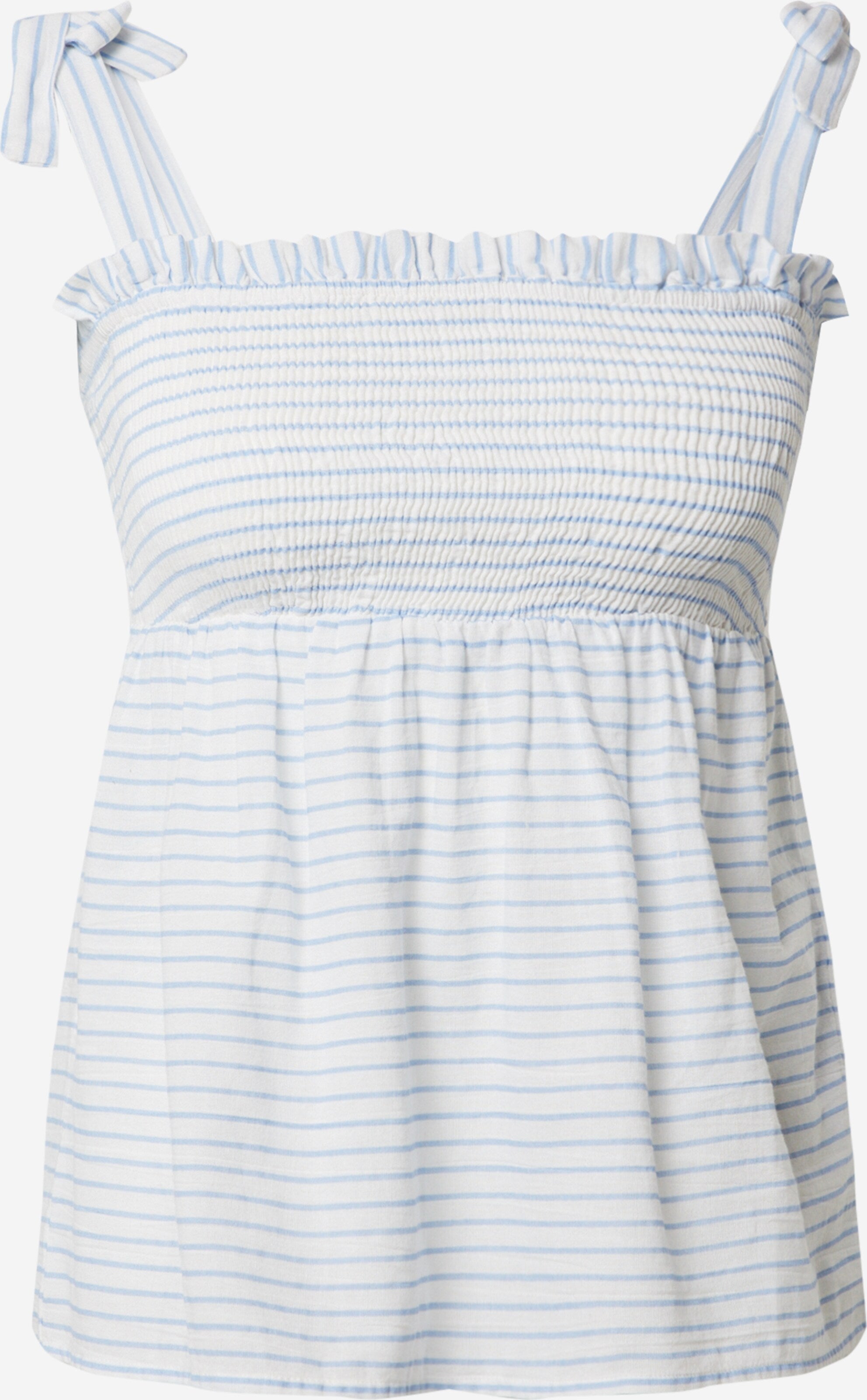 Vero Moda Uitgaanstops Top VMHELI Dames Blauw / Wit