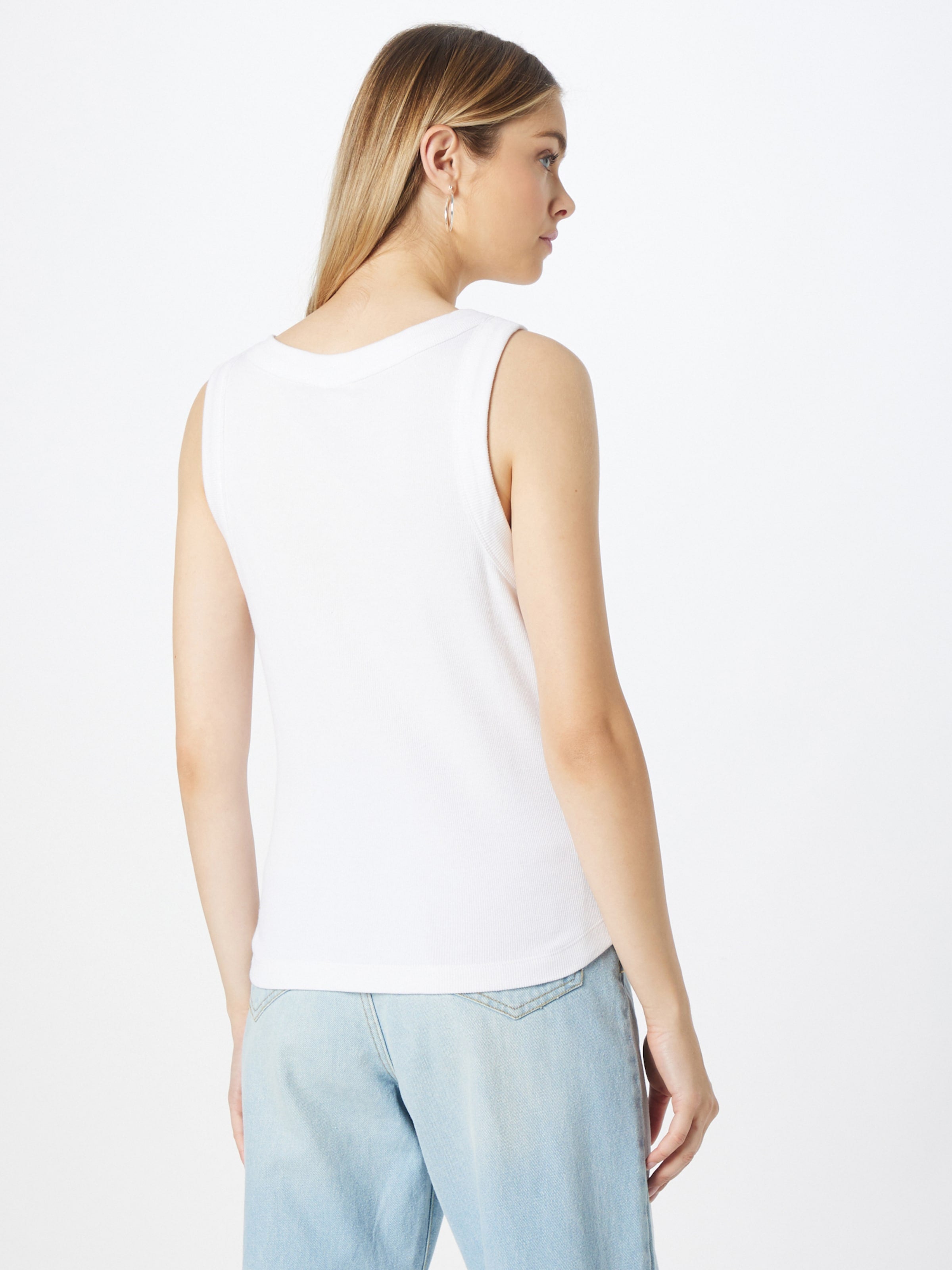 Peppercorn Mouwloze Shirts Top Dharma Dames Wit