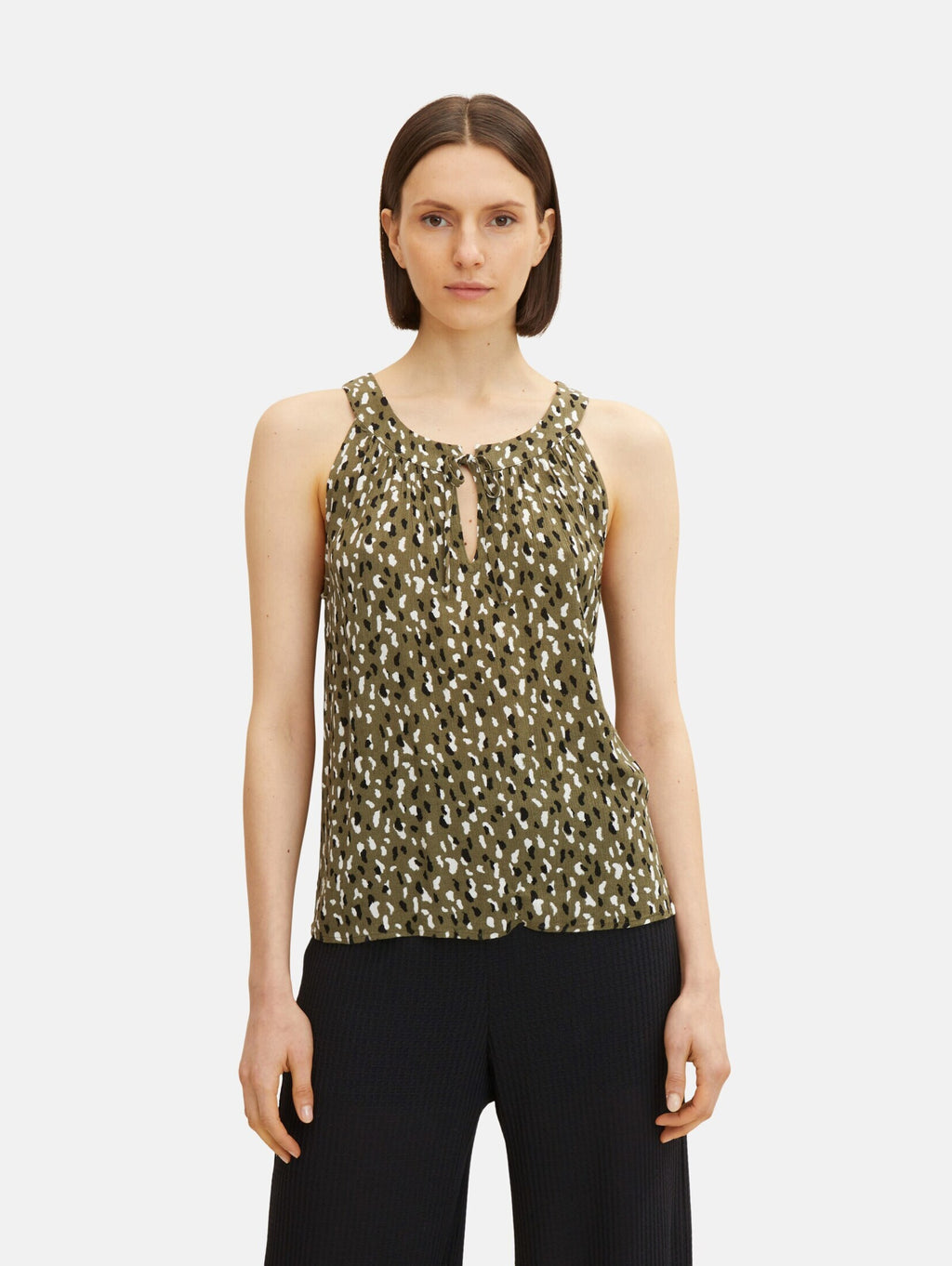 Tom Tailor Tanktops Top Dames Olijfgroen