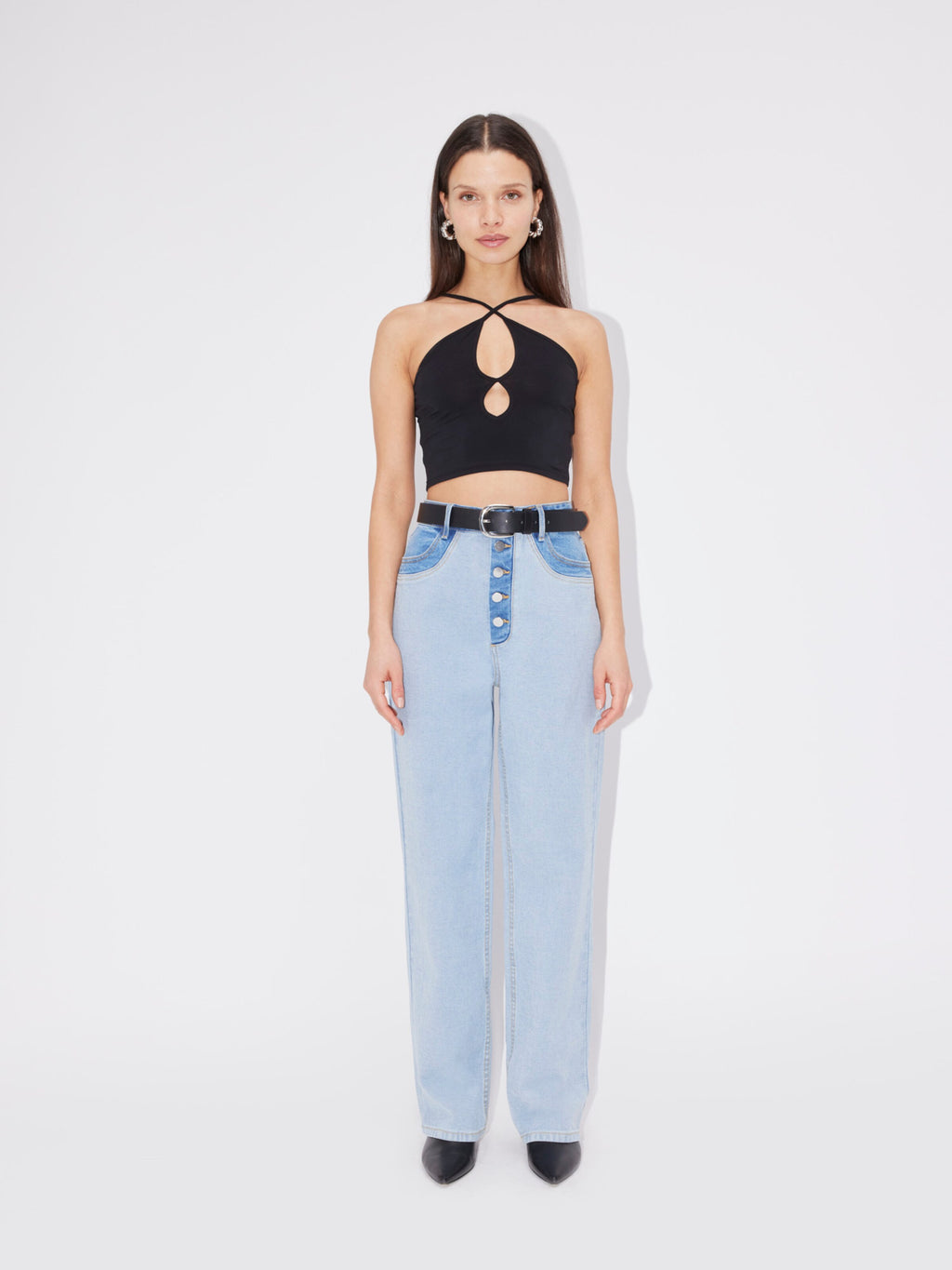  Crop Tops Top Lotta Dames Zwart