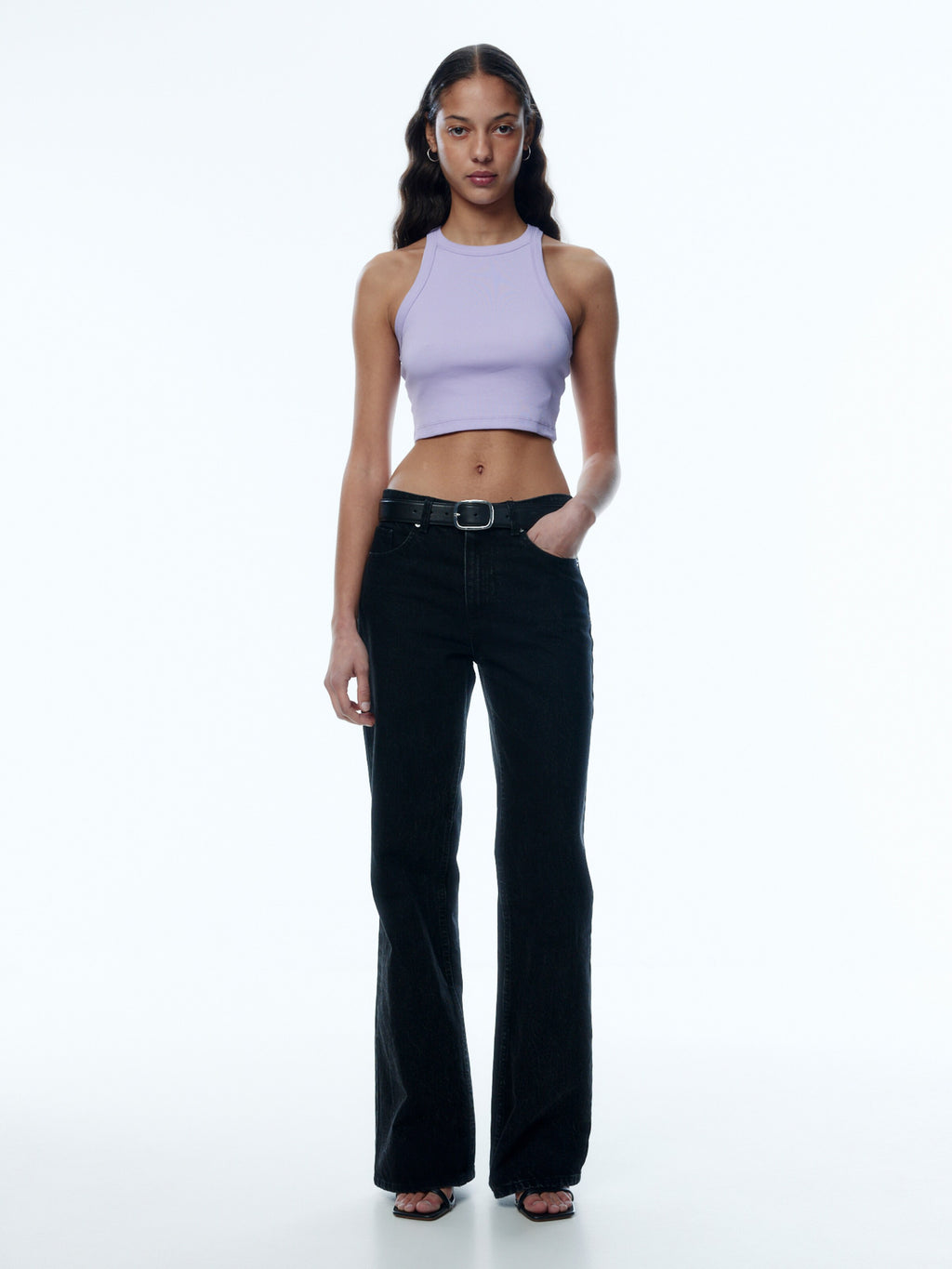 EDITED Crop Tops Top Lasmina Dames Lila
