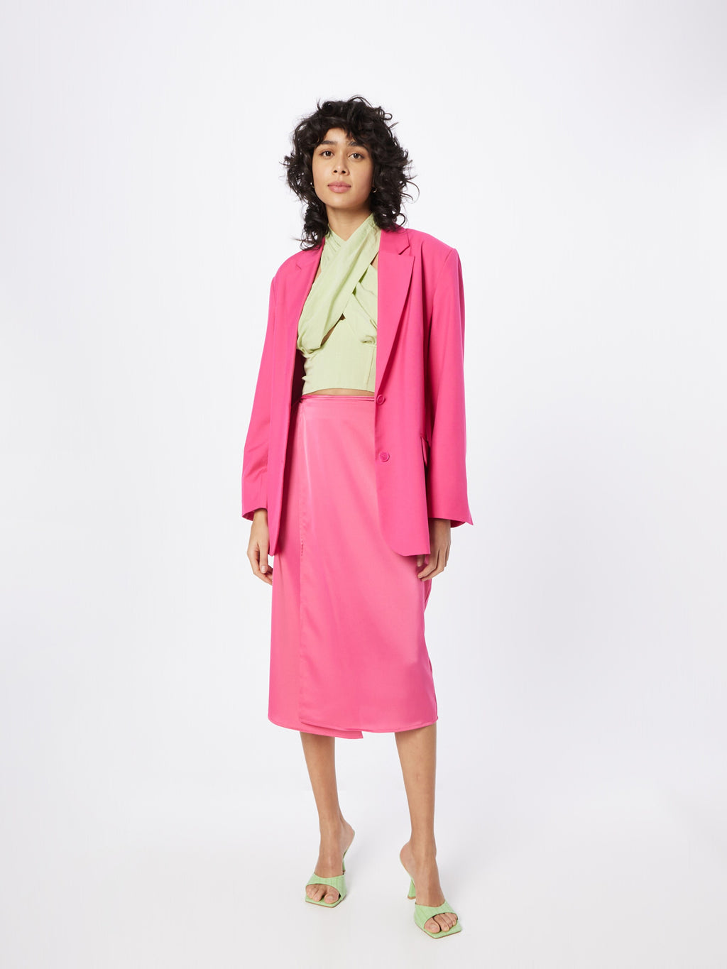  Crop Tops Top Dames Pastelgroen