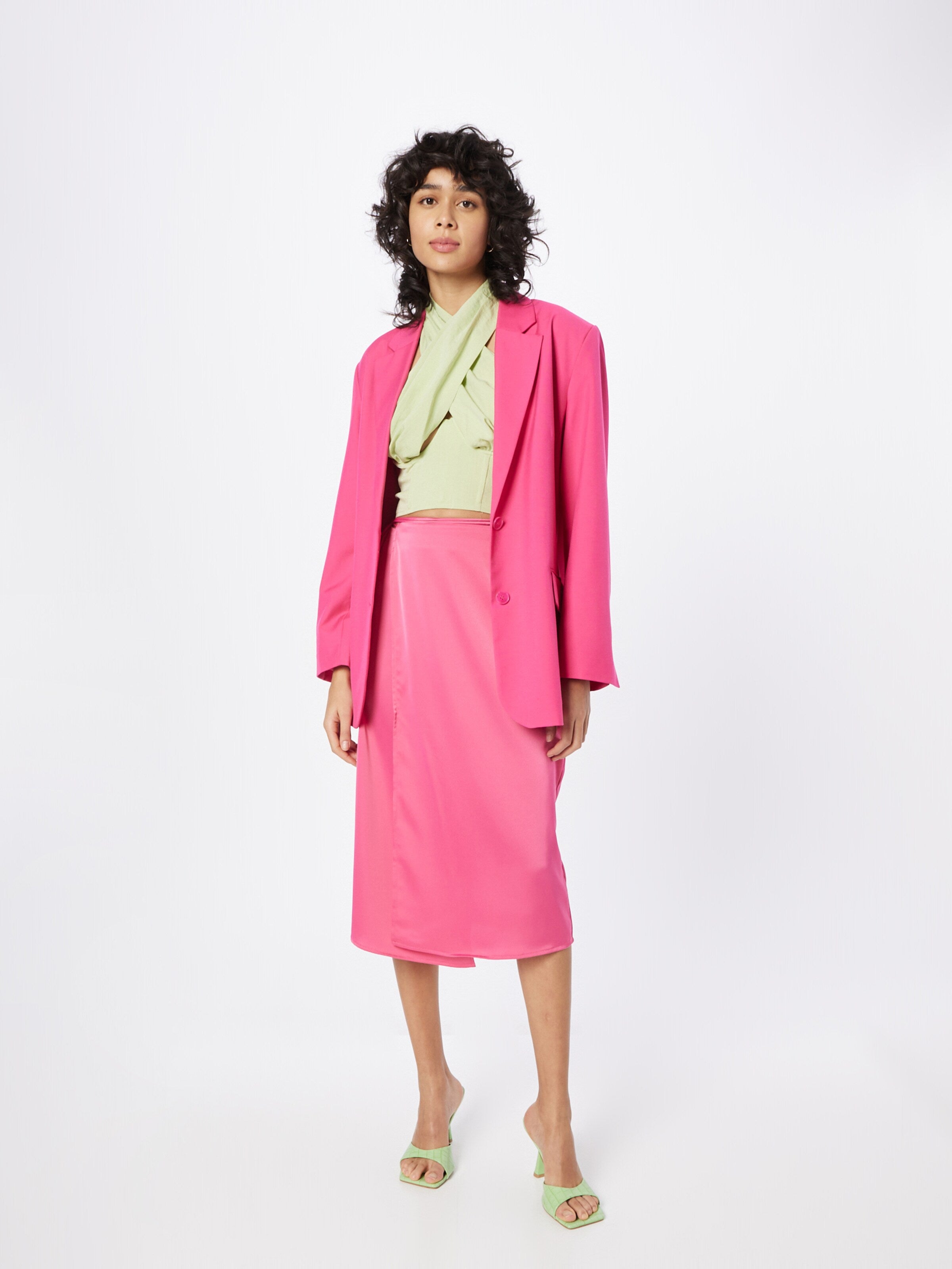  Crop Tops Top Dames Pastelgroen