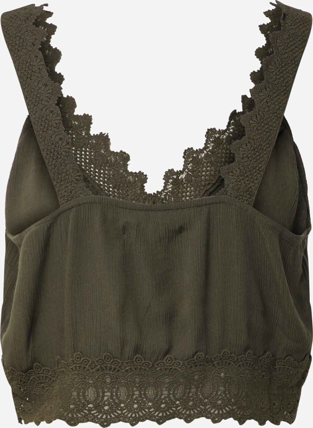 About You Kanten Tops Top Giona Dames Kaki