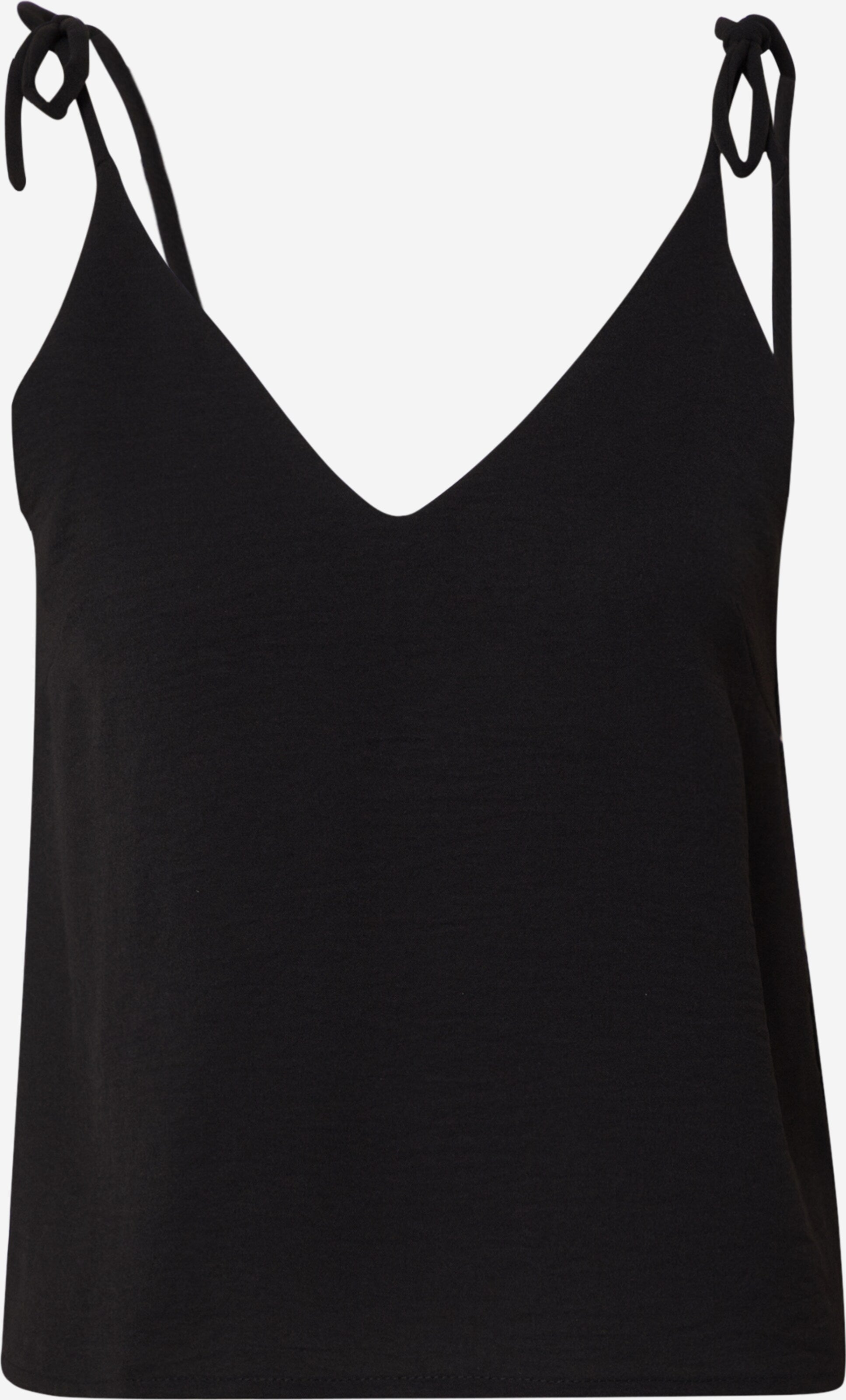 EDITED Spaghetti Tops Top Ulla Dames Zwart