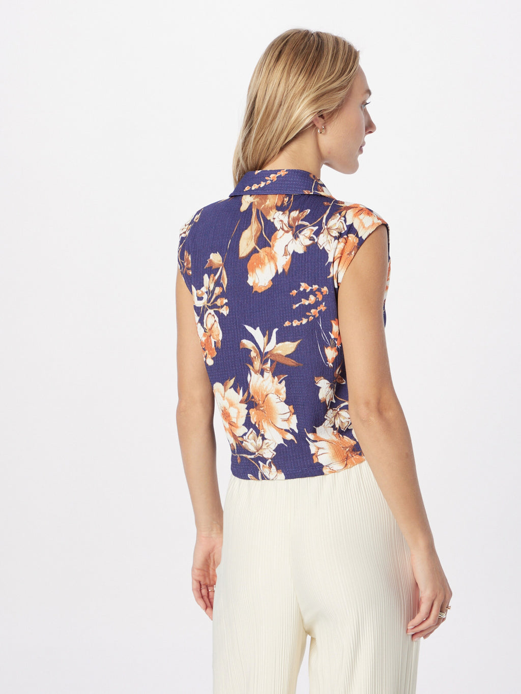 Vila Blouse Tops Blouse SOPA Dames Navy