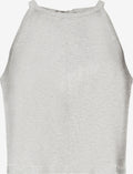 ESPRIT Crop Tops Shirt Dames Lichtgrijs