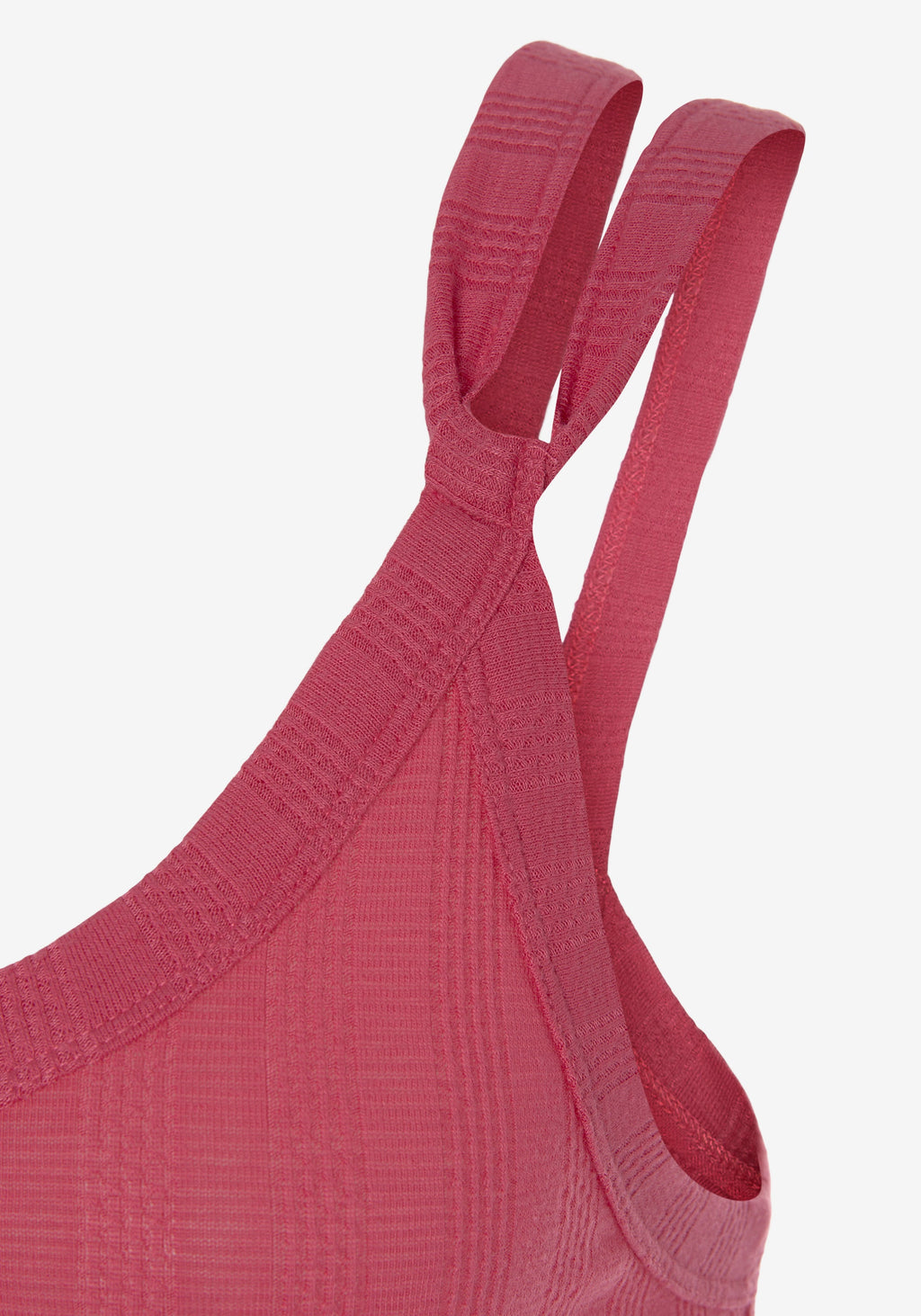  Spaghetti Tops Top Dames Grijs / Pink