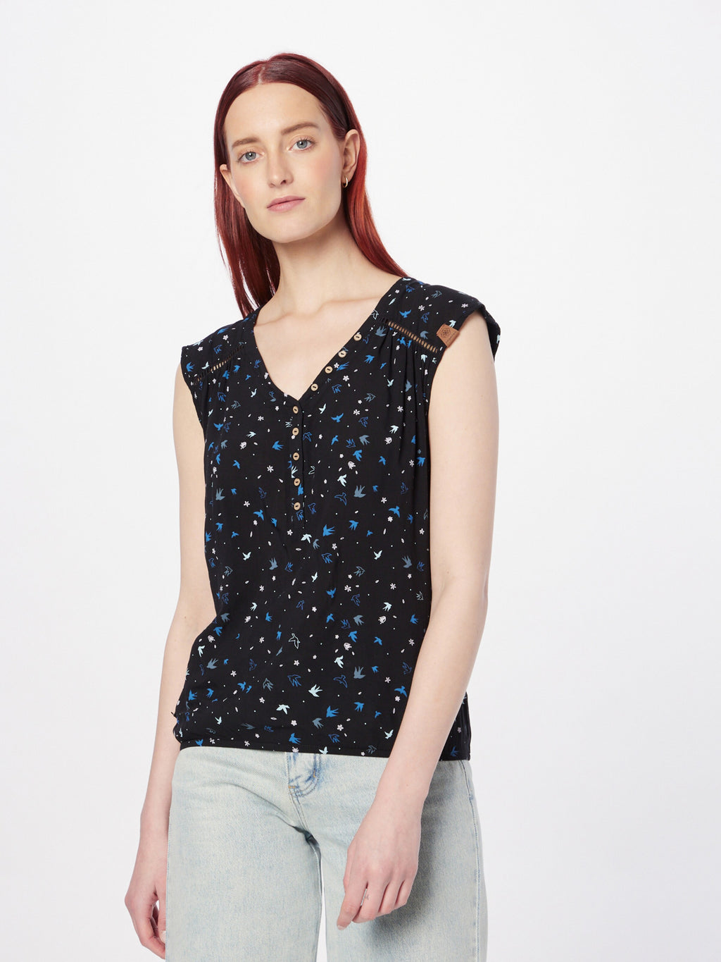 Ragwear Blouse Tops Blouse SALTTY Dames Zwart