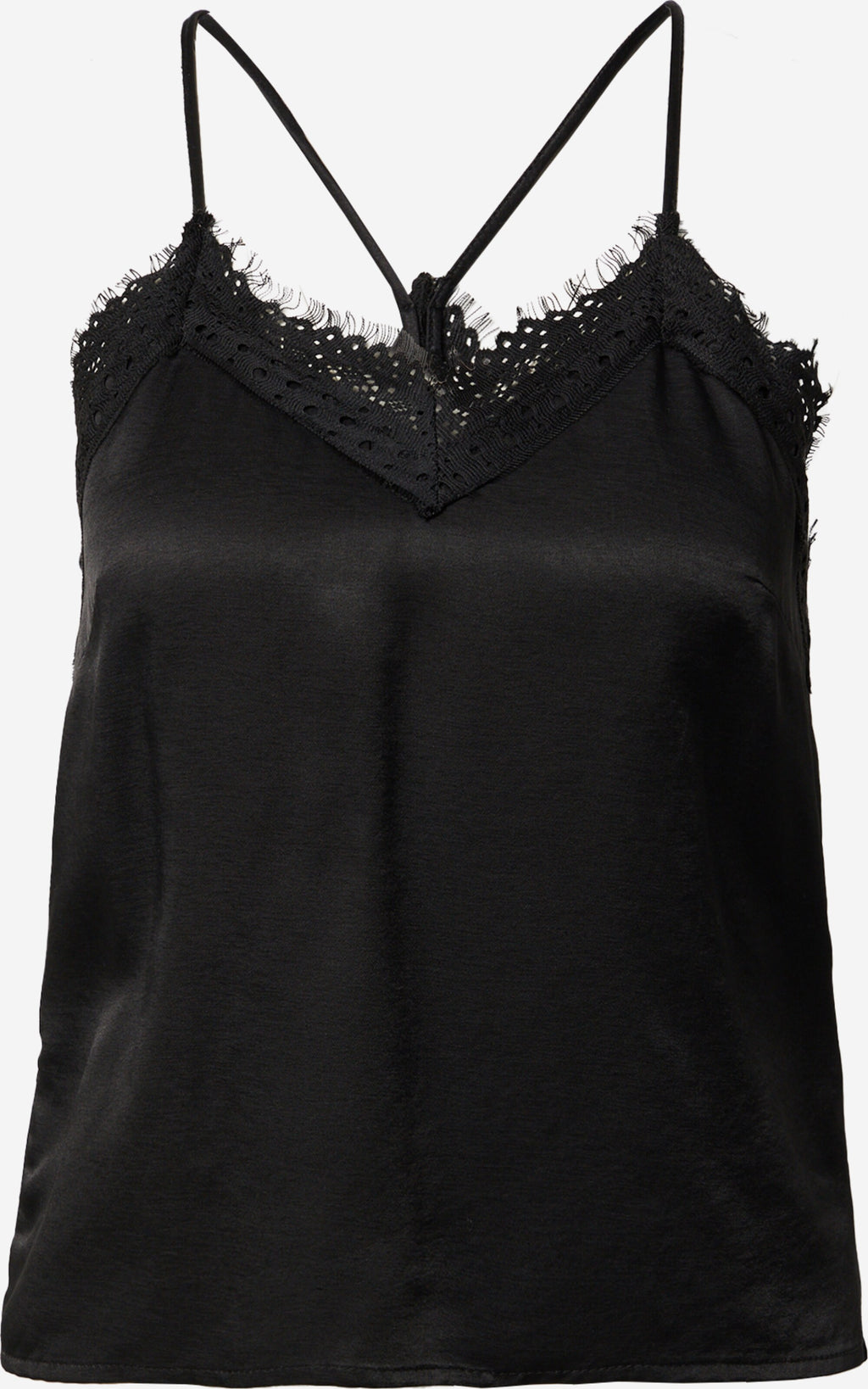  Kanten Tops Top Nathalie Dames Zwart