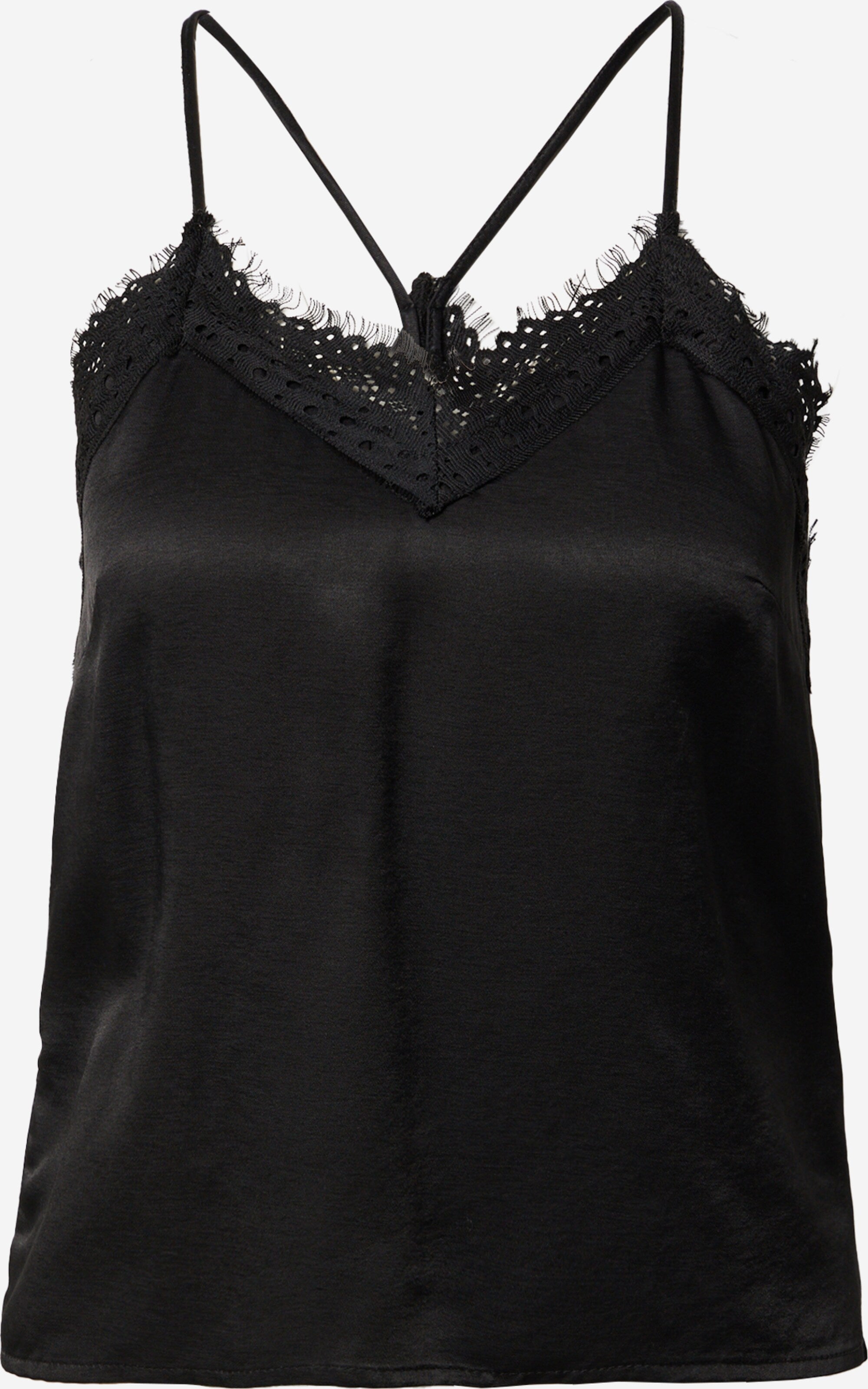  Kanten Tops Top Nathalie Dames Zwart