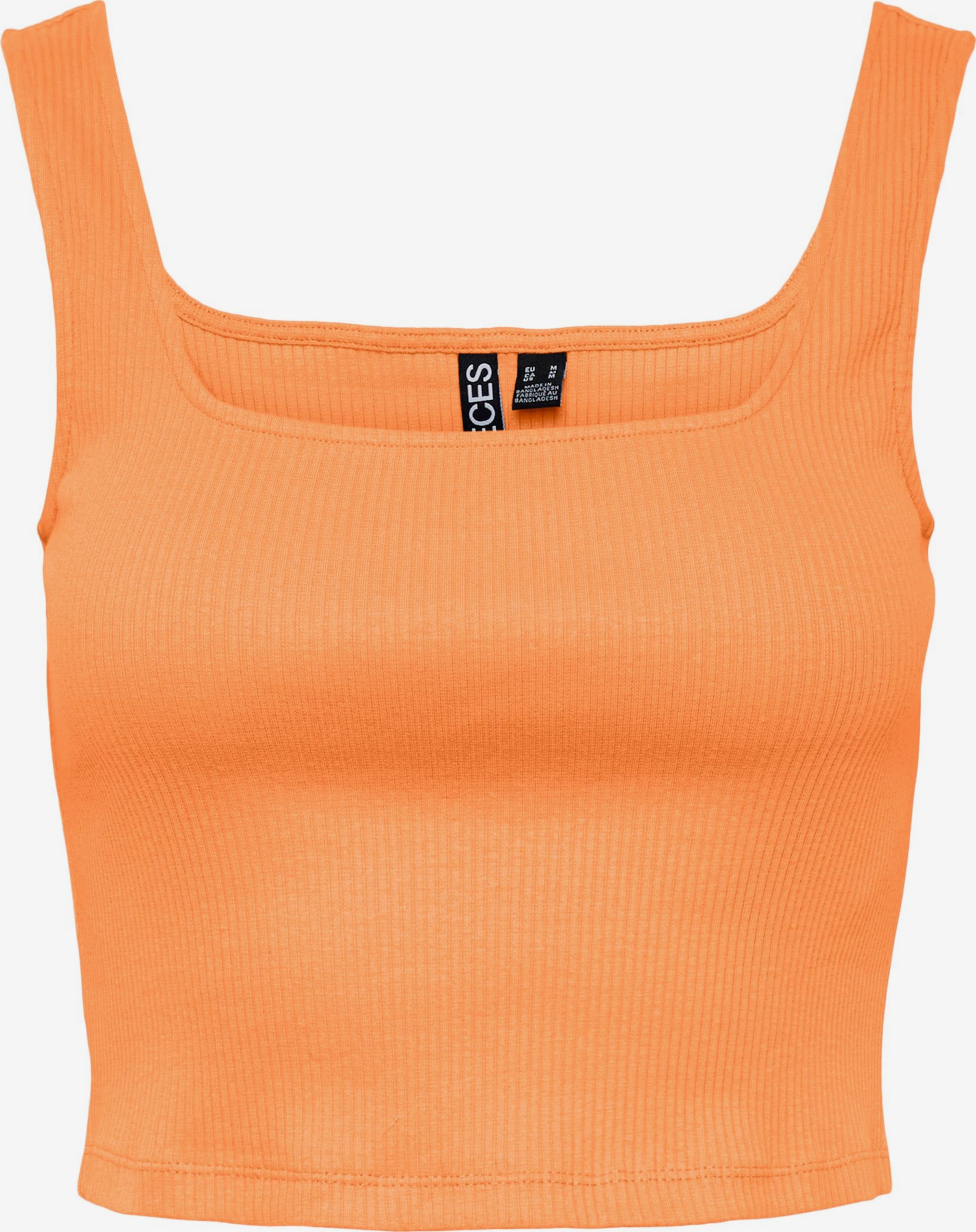 Pieces Tanktops Top NUKISA Dames Oranje