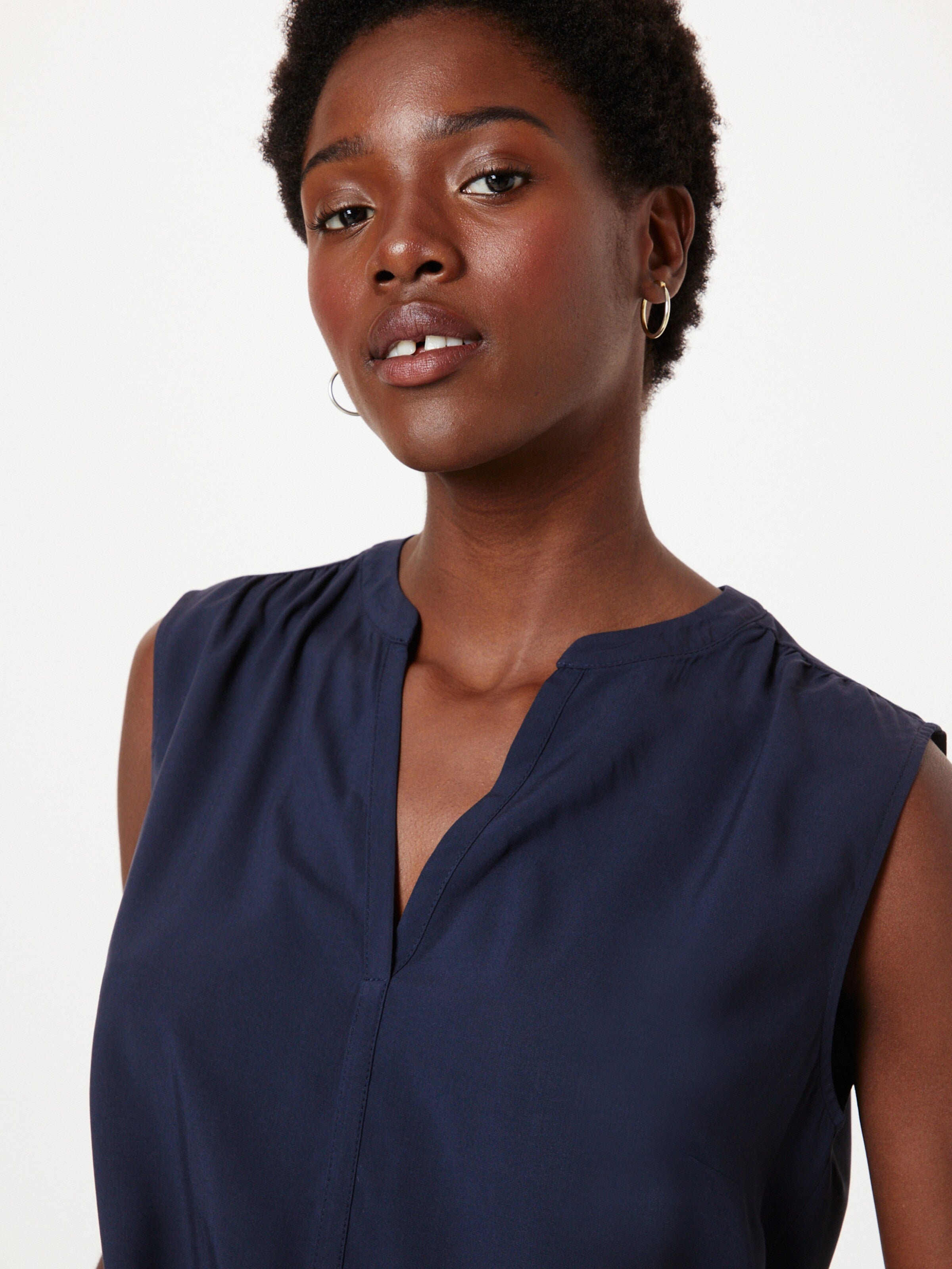 S.Oliver Blouse Tops Blouse Dames Navy