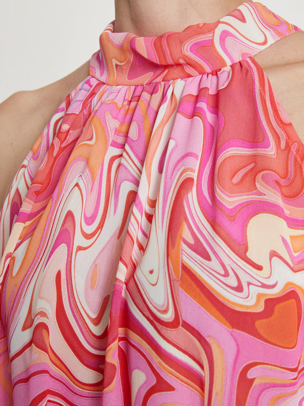 Ana Alcazar Uitgaanstops Top Licala Dames Magenta / Pastelroze