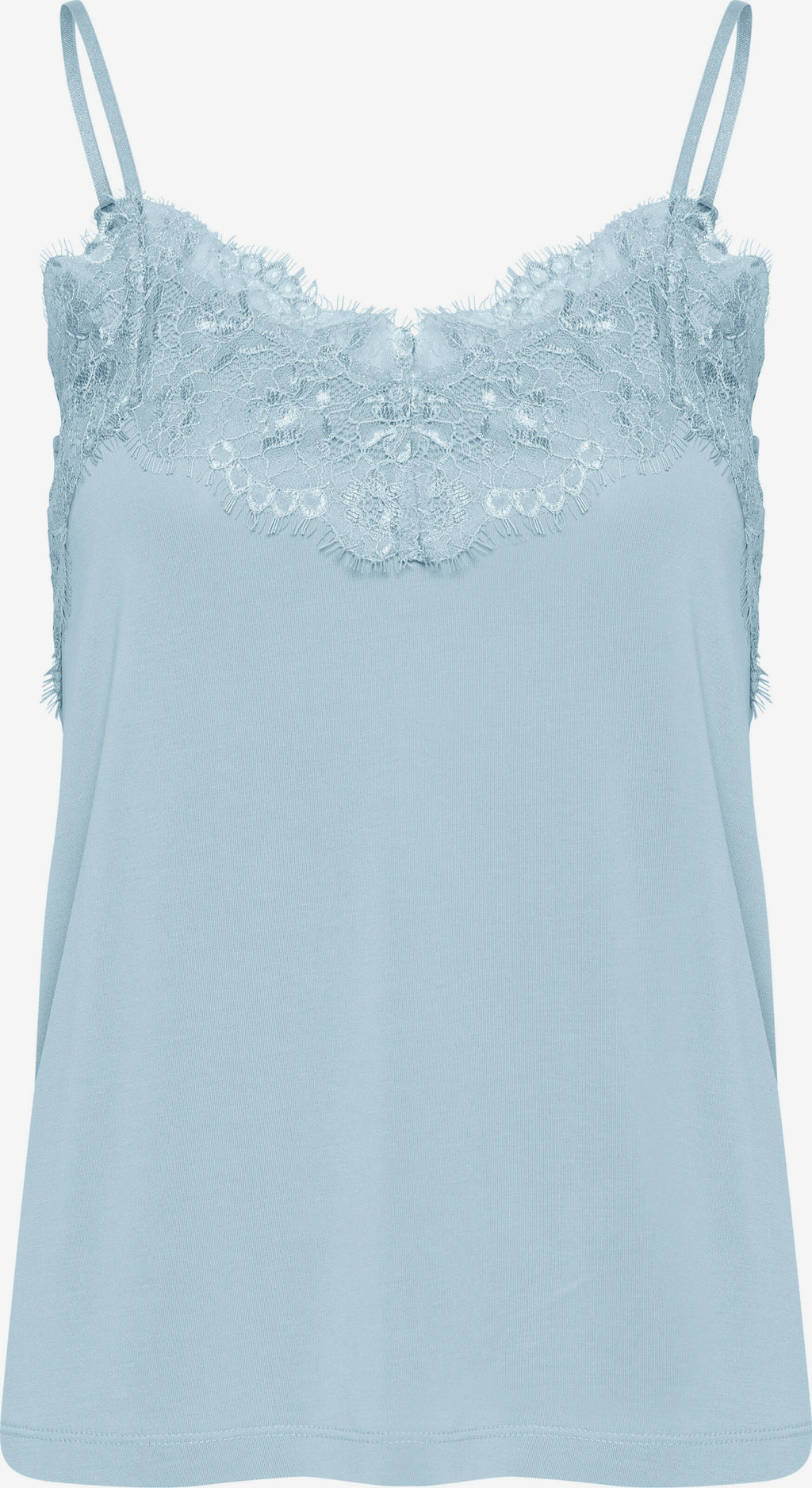 ICHI Kanten Tops Top Dames Blauw