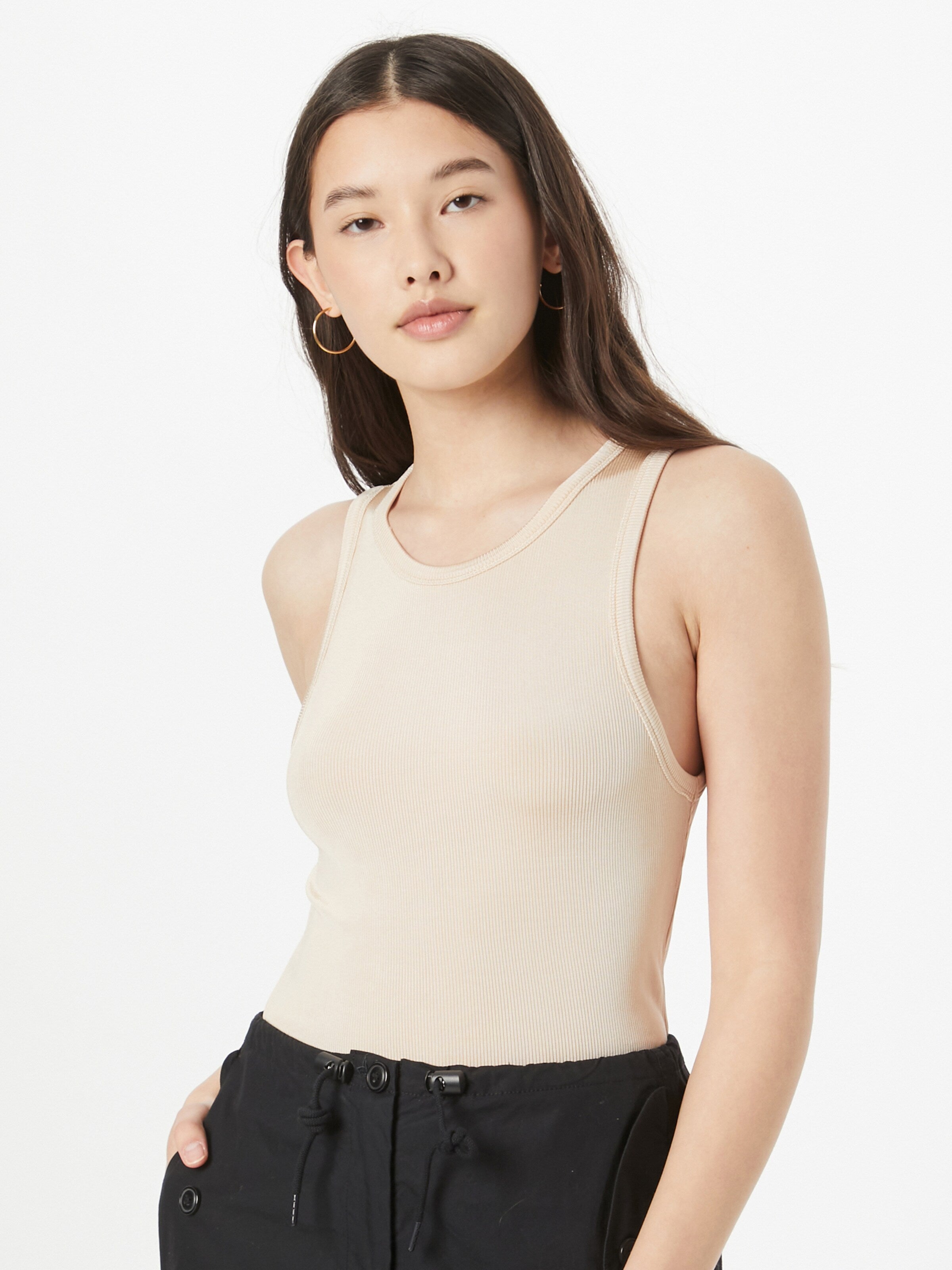 DRYKORN Tanktops Top OLINA Dames Beige