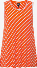 Ulla Popken Mouwloze Shirts Top Dames Oranje
