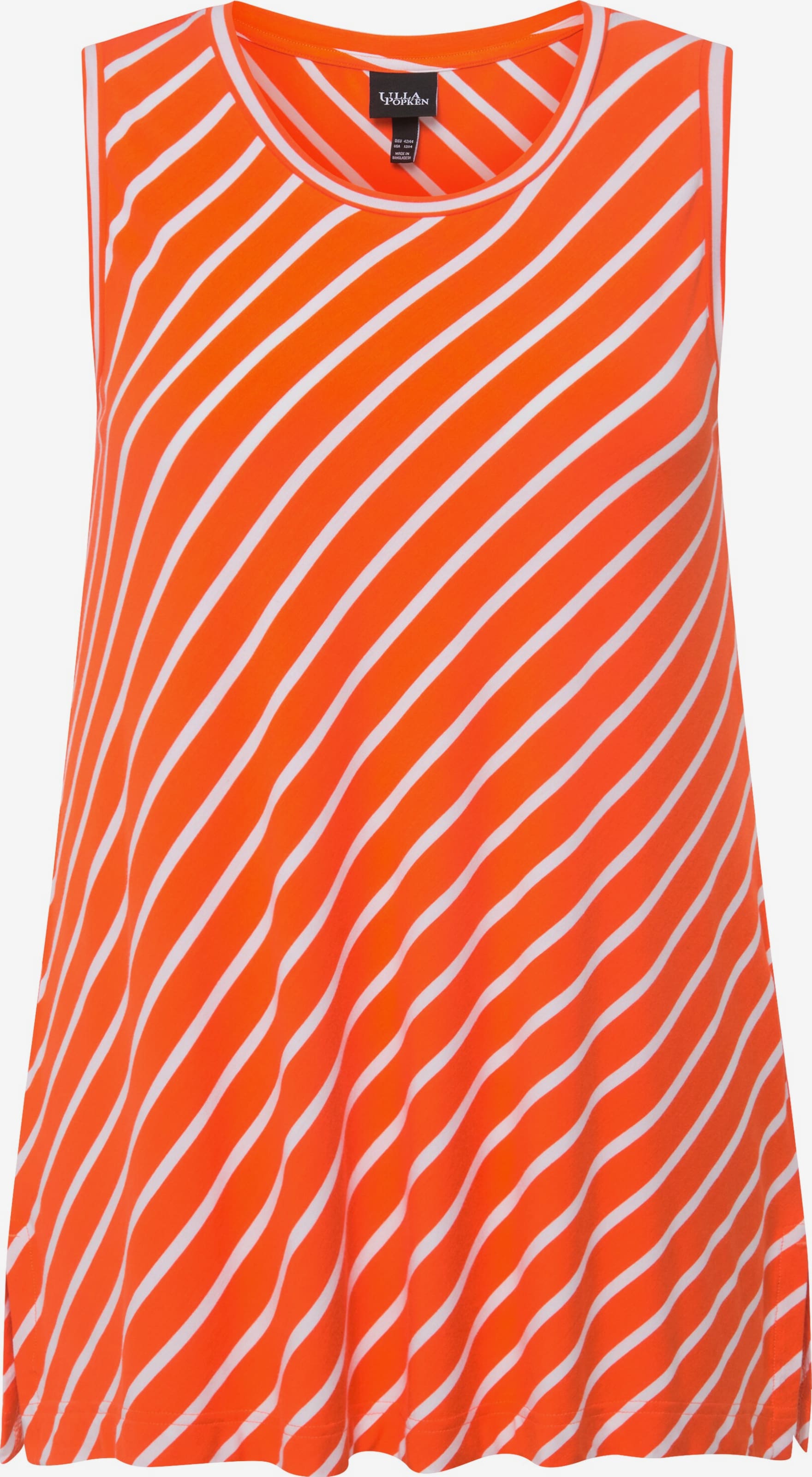 Ulla Popken Mouwloze Shirts Top Dames Oranje