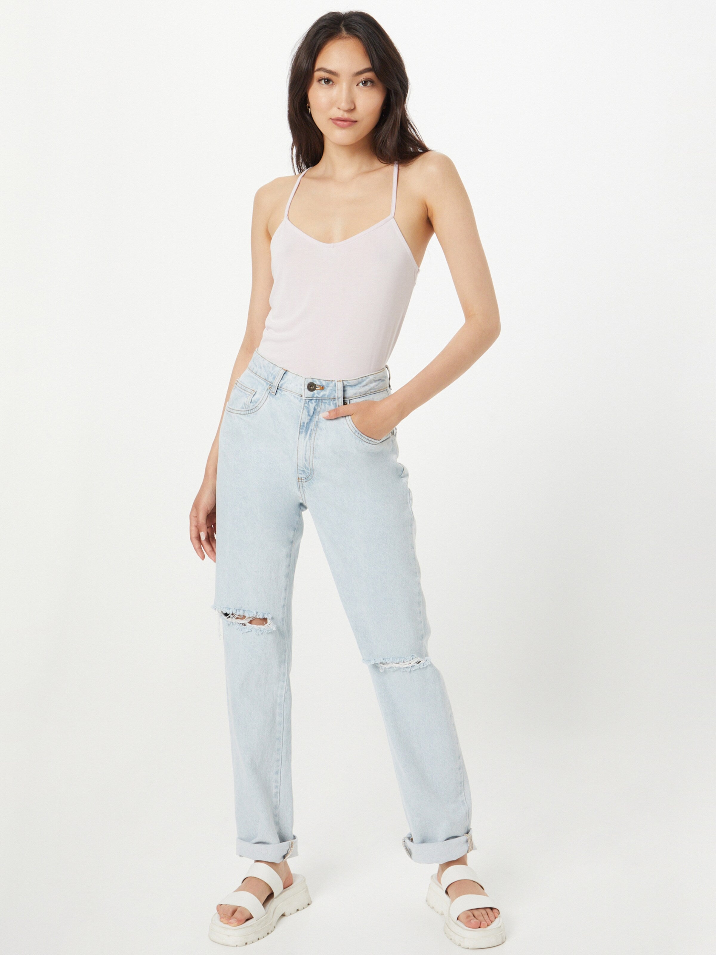 ICHI Kanten Tops Top Like Dames Lila