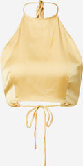 Glamorous Blouse Tops Blouse Dames Goudgeel
