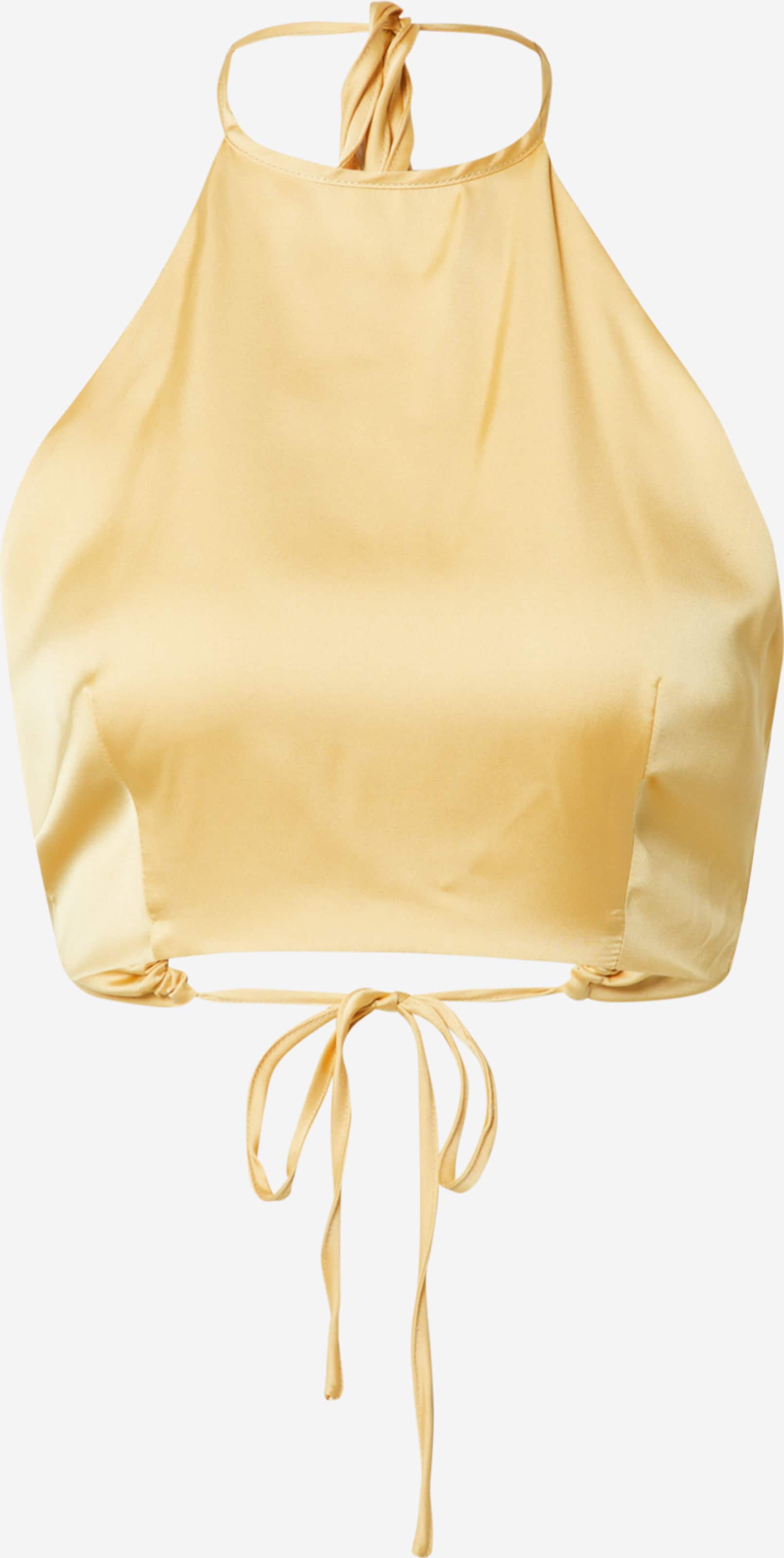 Glamorous Blouse Tops Blouse Dames Goudgeel