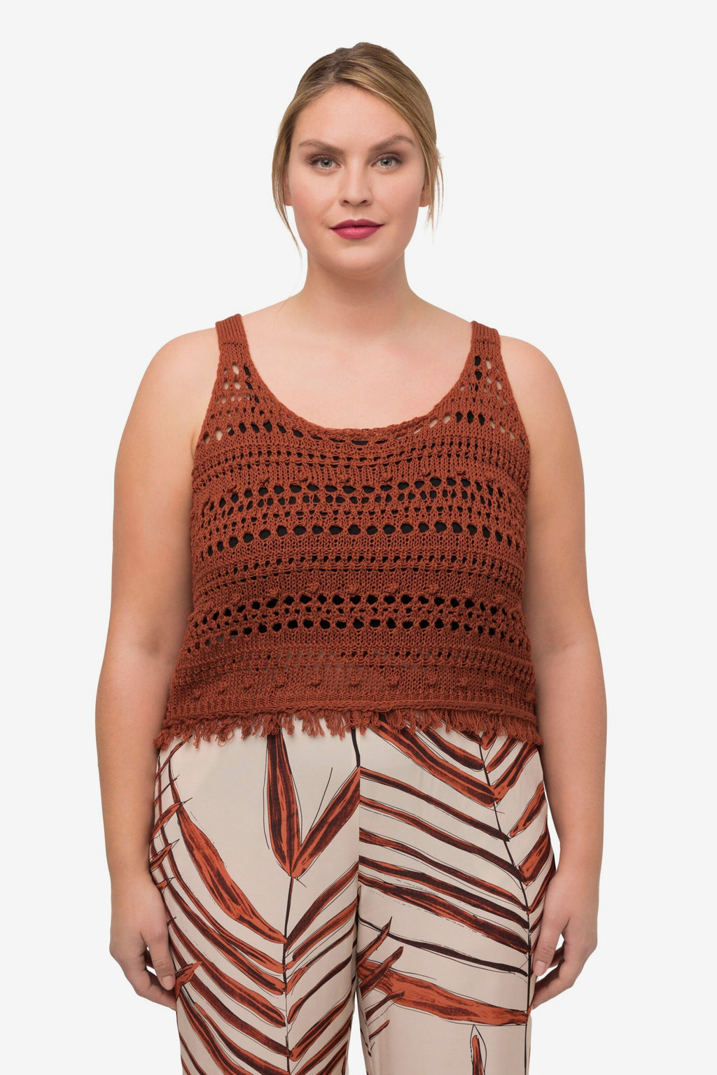 Ulla Popken Tanktops Top Dames Rood