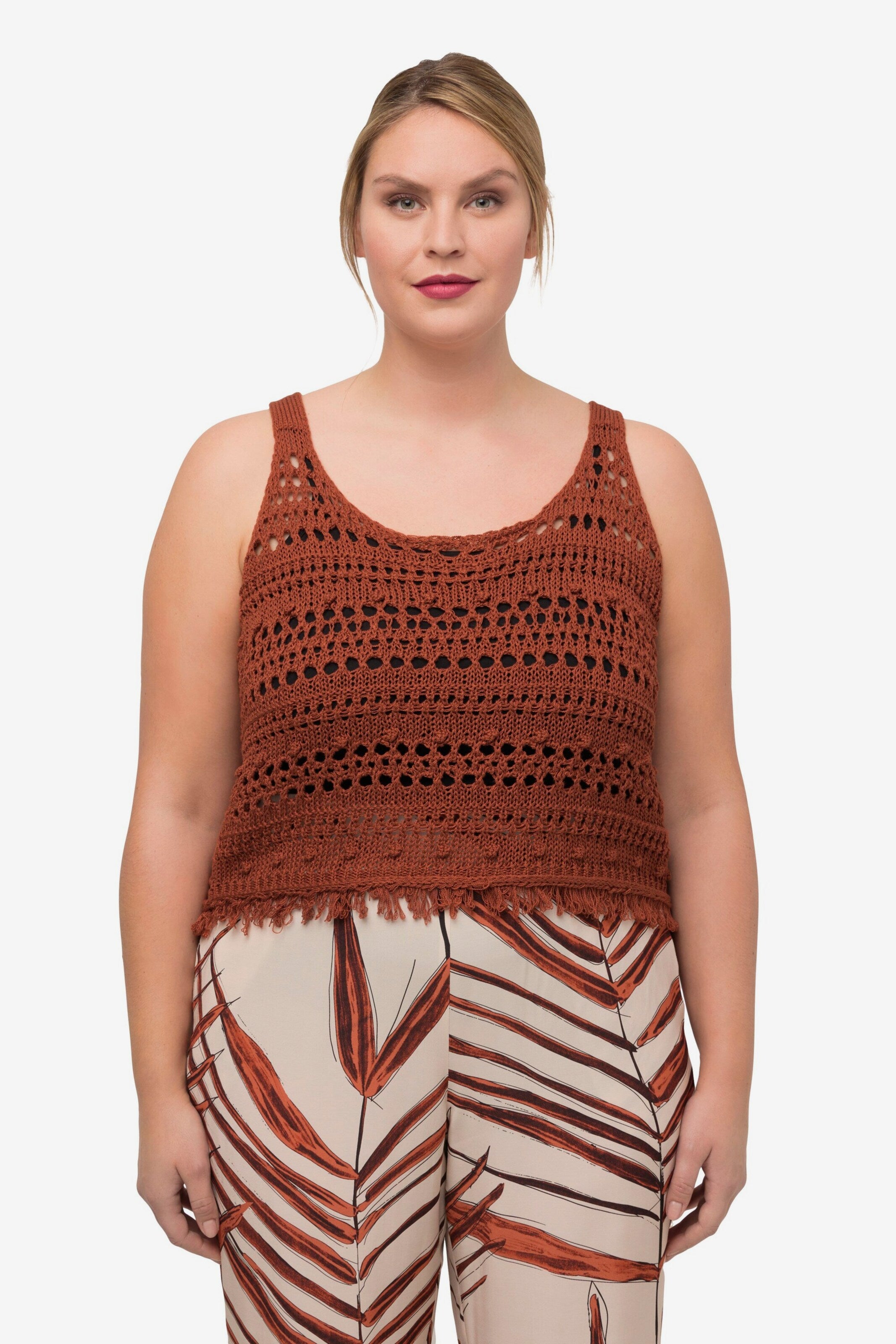 Ulla Popken Tanktops Top Dames Rood