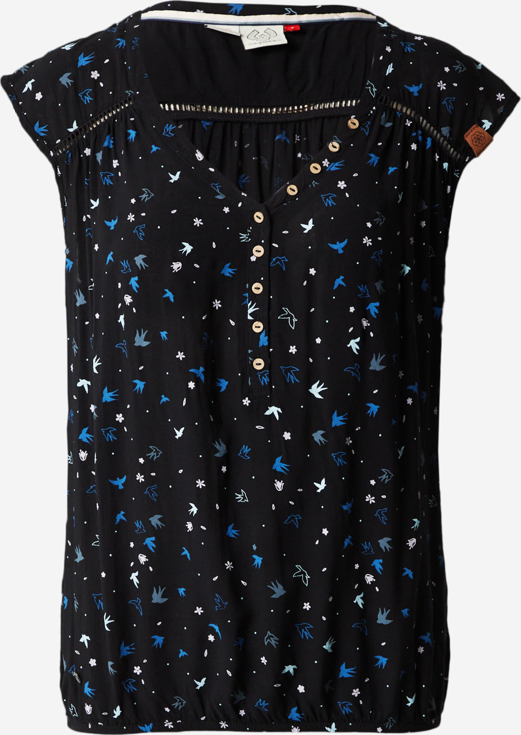 Ragwear Blouse Tops Blouse SALTTY Dames Zwart