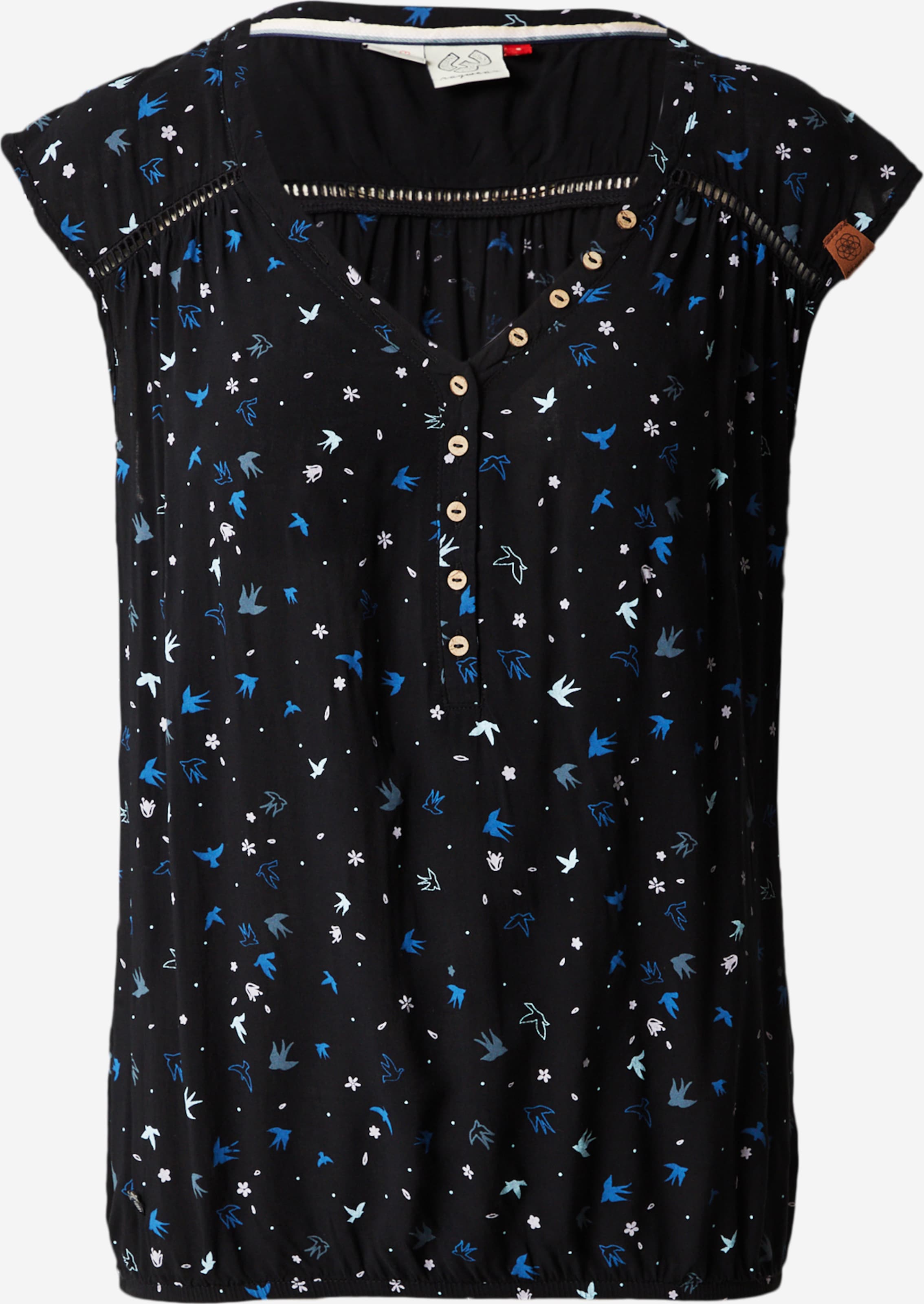 Ragwear Blouse Tops Blouse SALTTY Dames Zwart