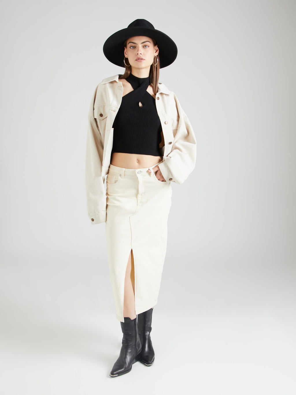 About You Uitgaanstops Top Paula Dames Zwart