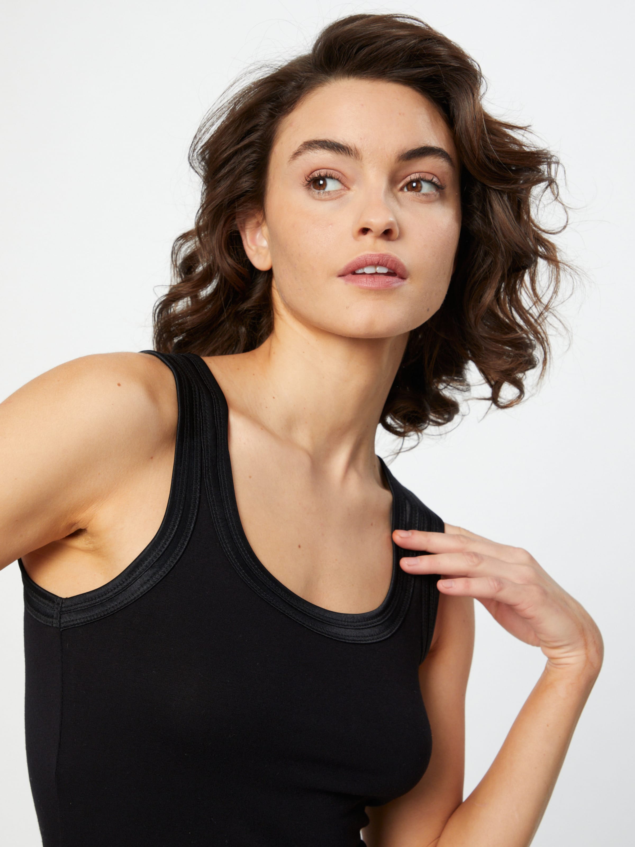 ICHI Tanktops Top Ihzola Dames Zwart