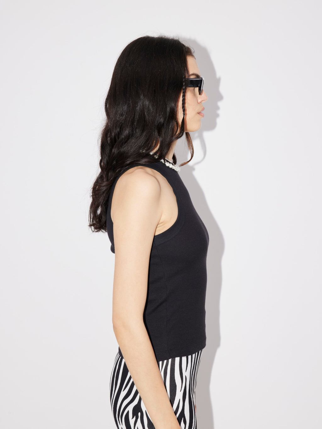  Mouwloze Shirts Top Dilara Dames Zwart