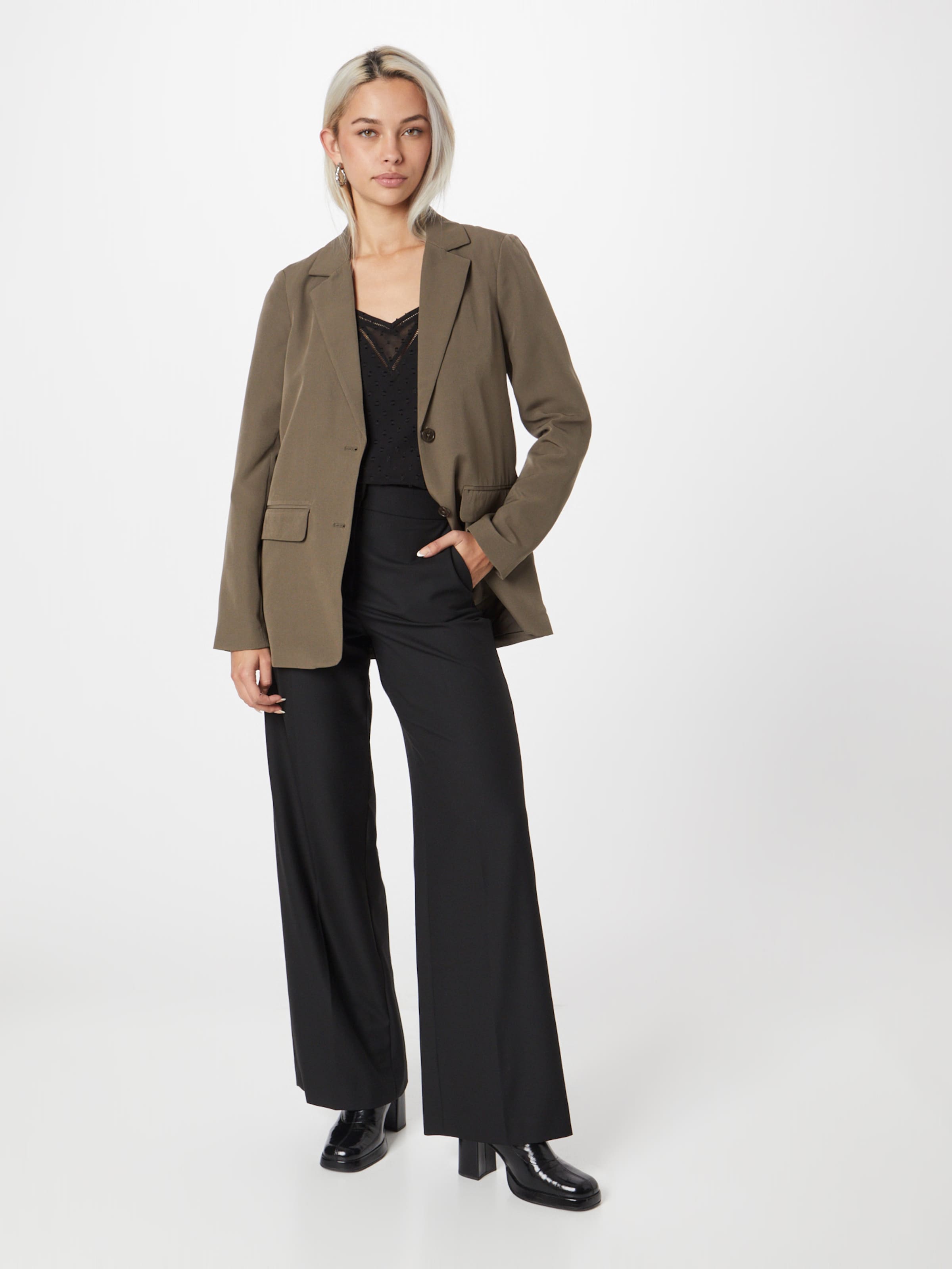 About You Kanten Tops Top Daniela Dames Zwart