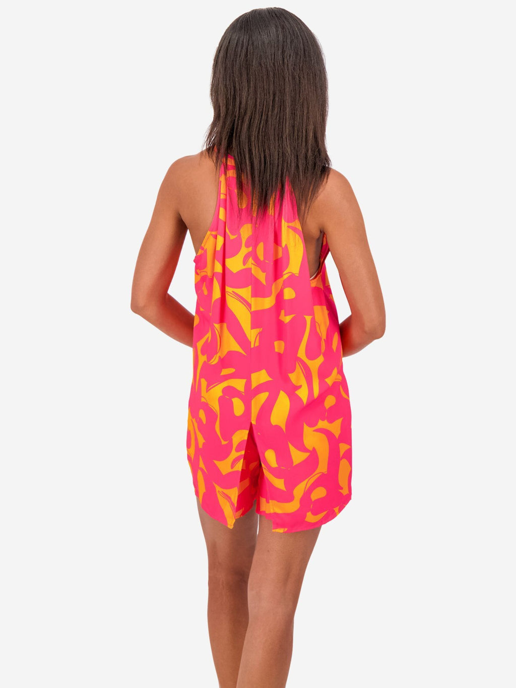  Tanktops Top ELLI Dames Mandarijn / Magenta