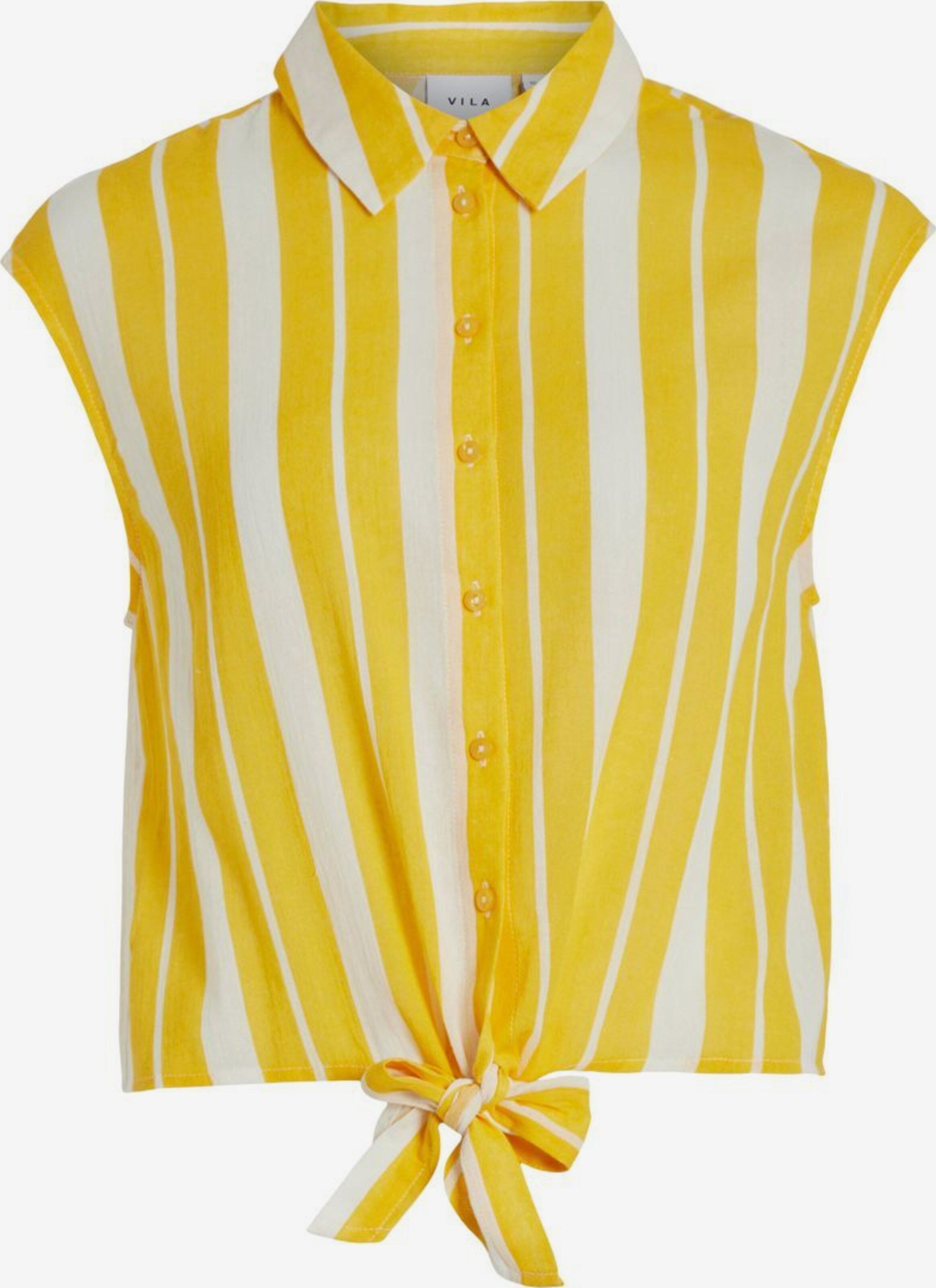 Vila Blouse Tops Blouse Dames Geel