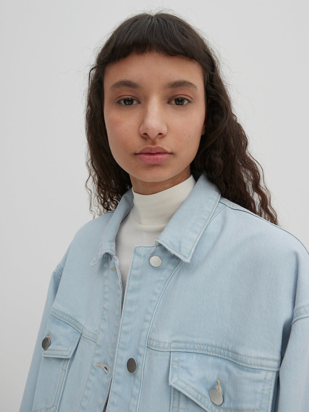 EDITED Mouwloze Shirts Top Lara Dames Offwhite