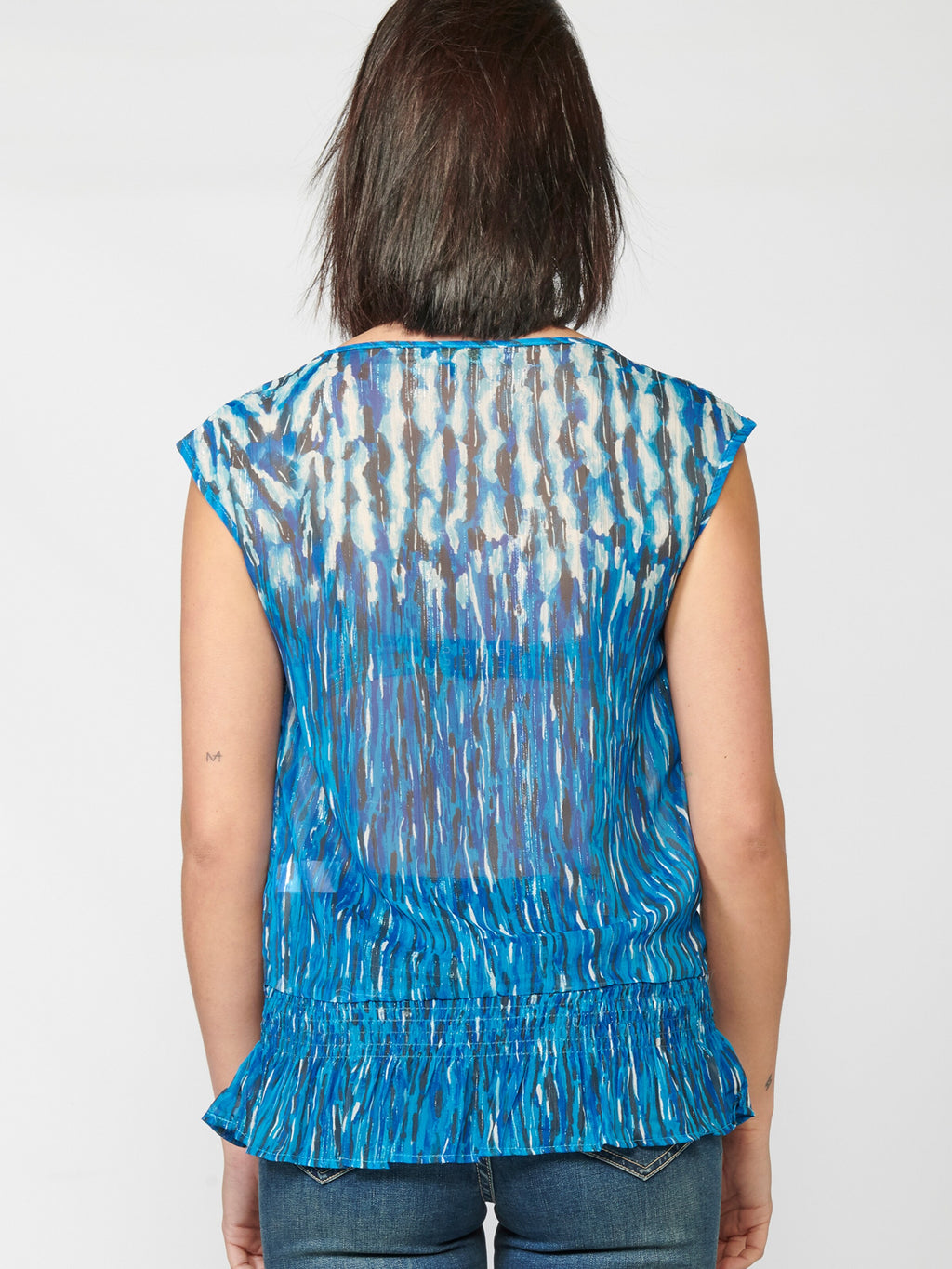Koroshi Blouse Tops Blouse Dames Blauw / Navy