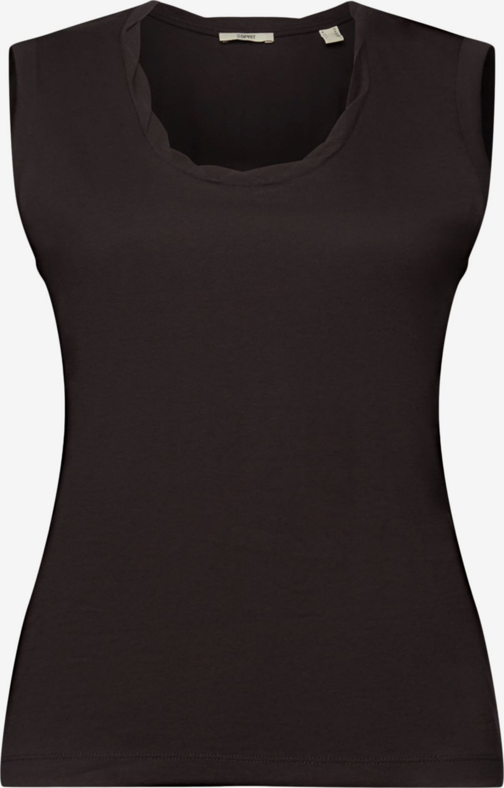 ESPRIT Mouwloze Shirts Top Dames Antraciet