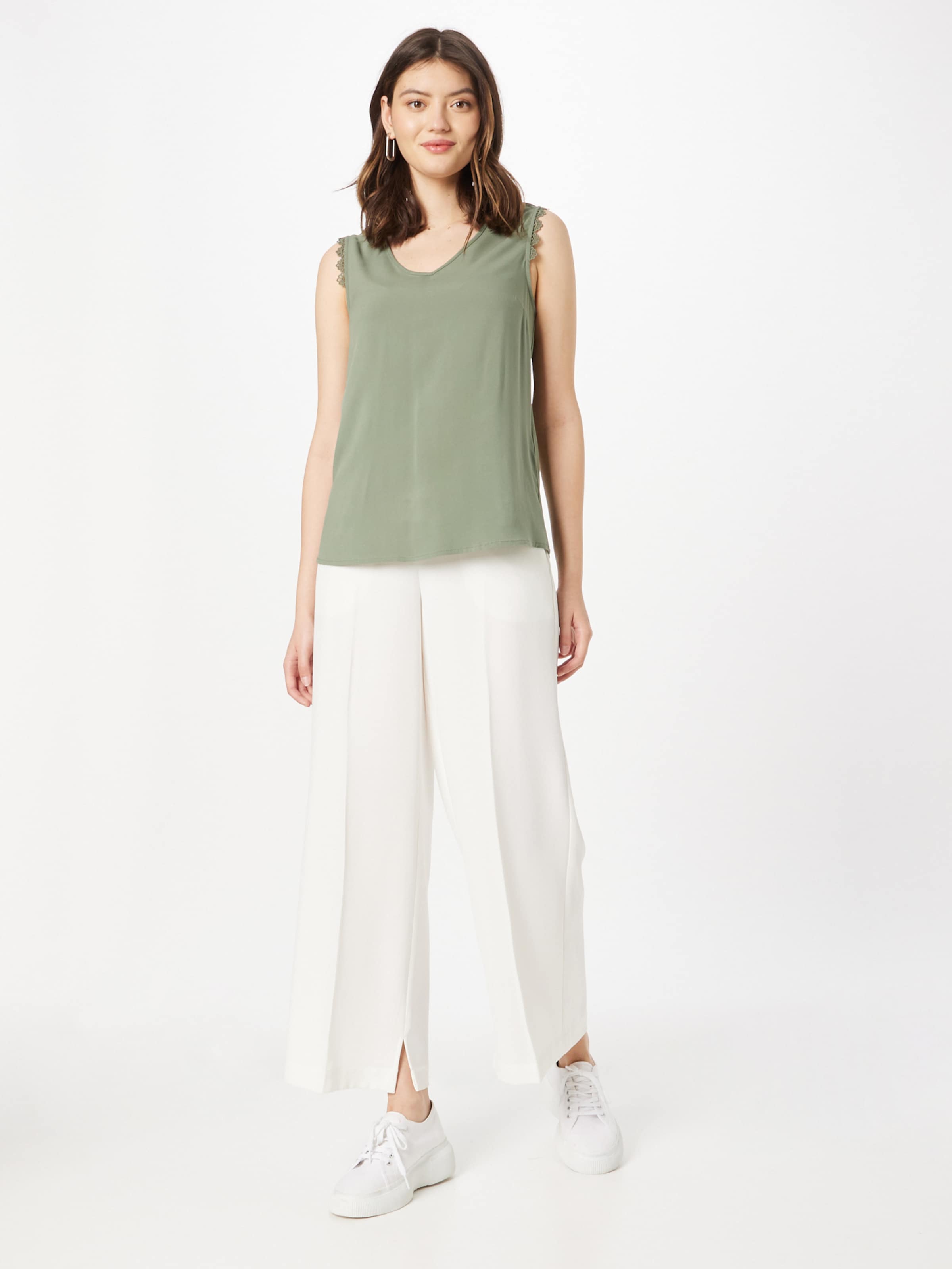 Vero Moda Kanten Tops Top BECCA Dames Kaki