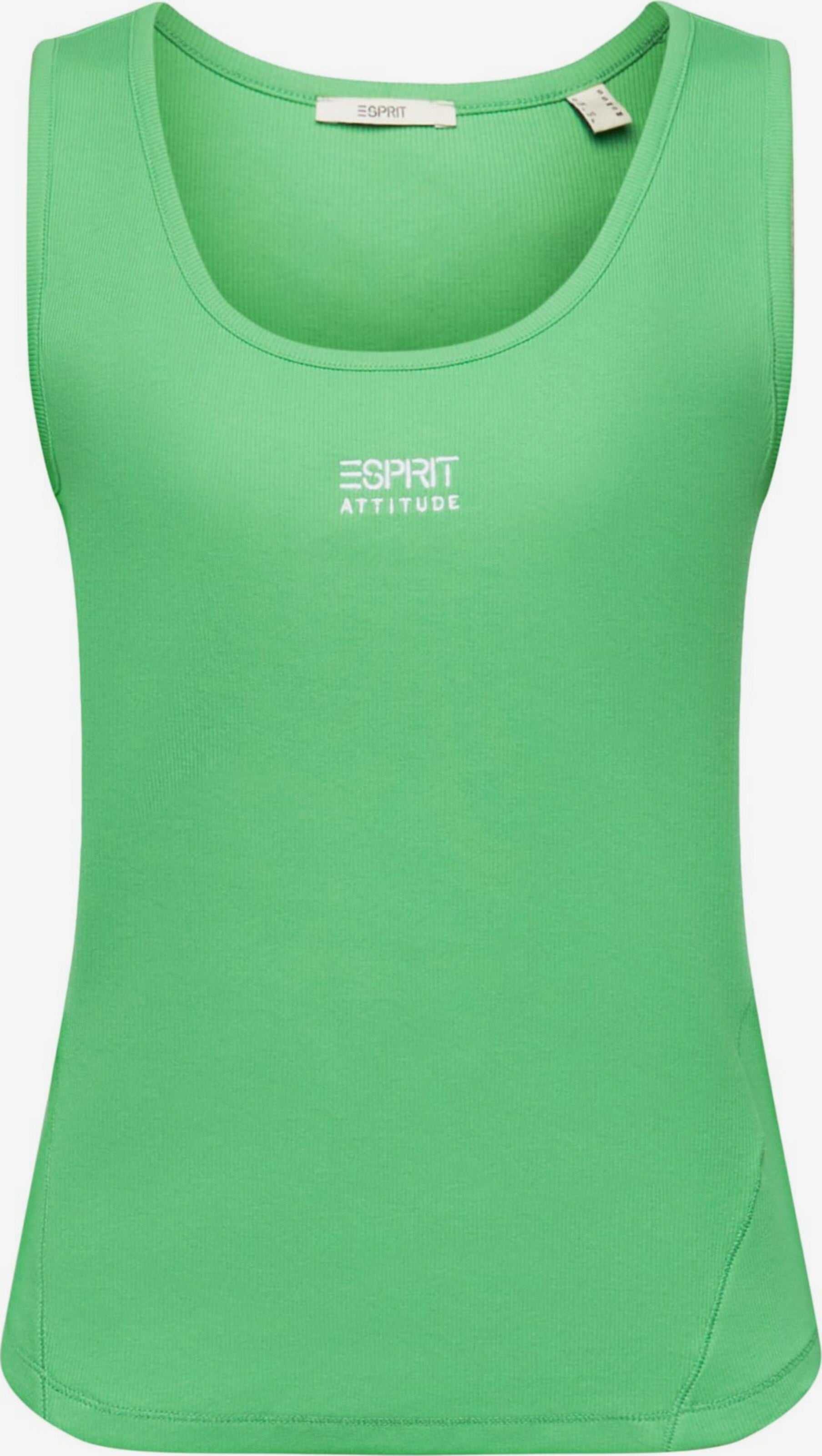 ESPRIT Mouwloze Shirts Top Dames Groen