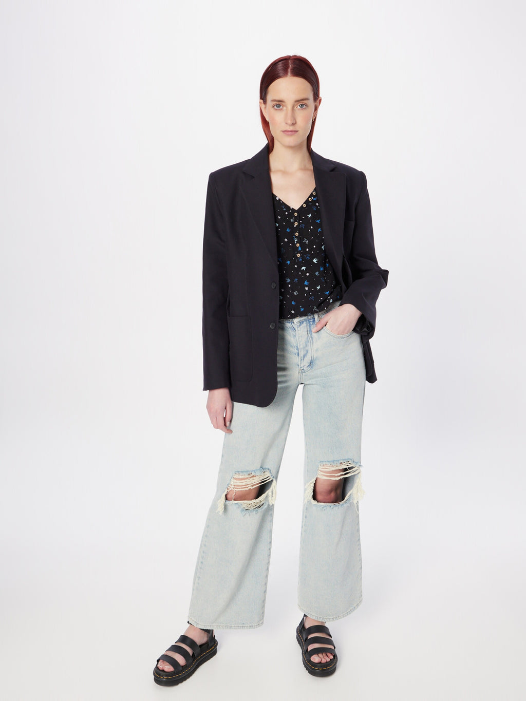 Ragwear Blouse Tops Blouse SALTTY Dames Zwart