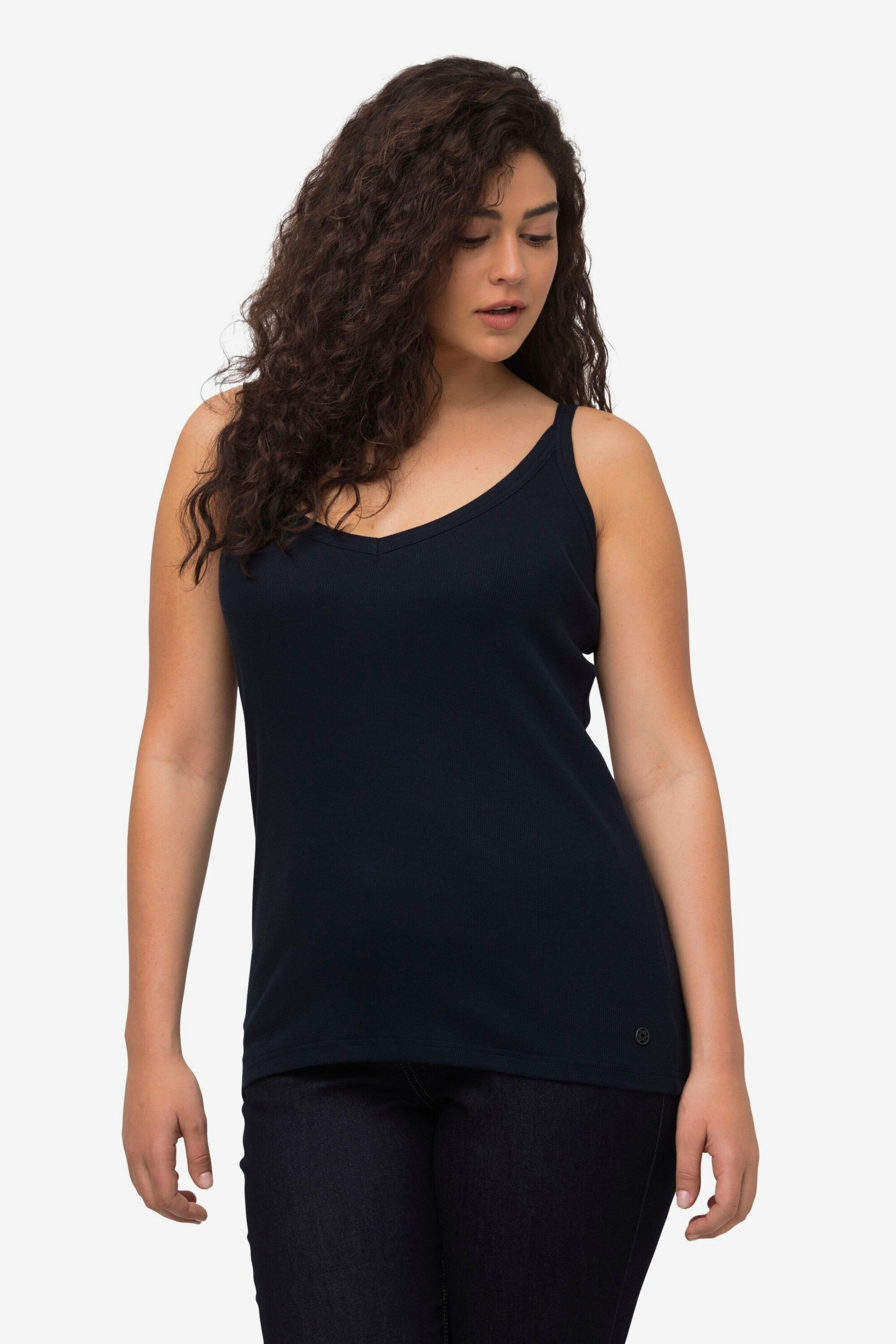 Ulla Popken Tanktops Top Dames Marine