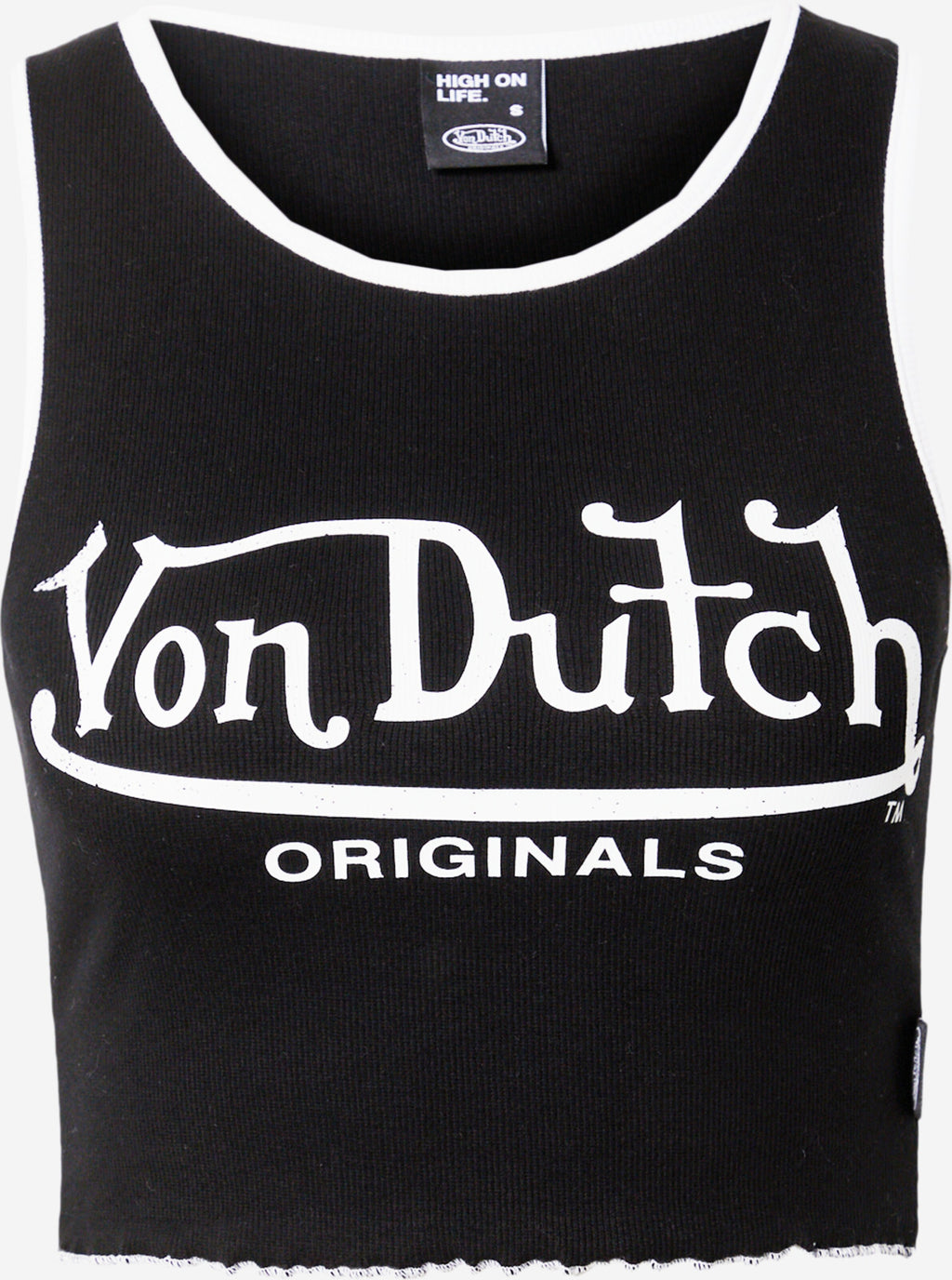  Crop Tops Top ASHLEY Dames Zwart
