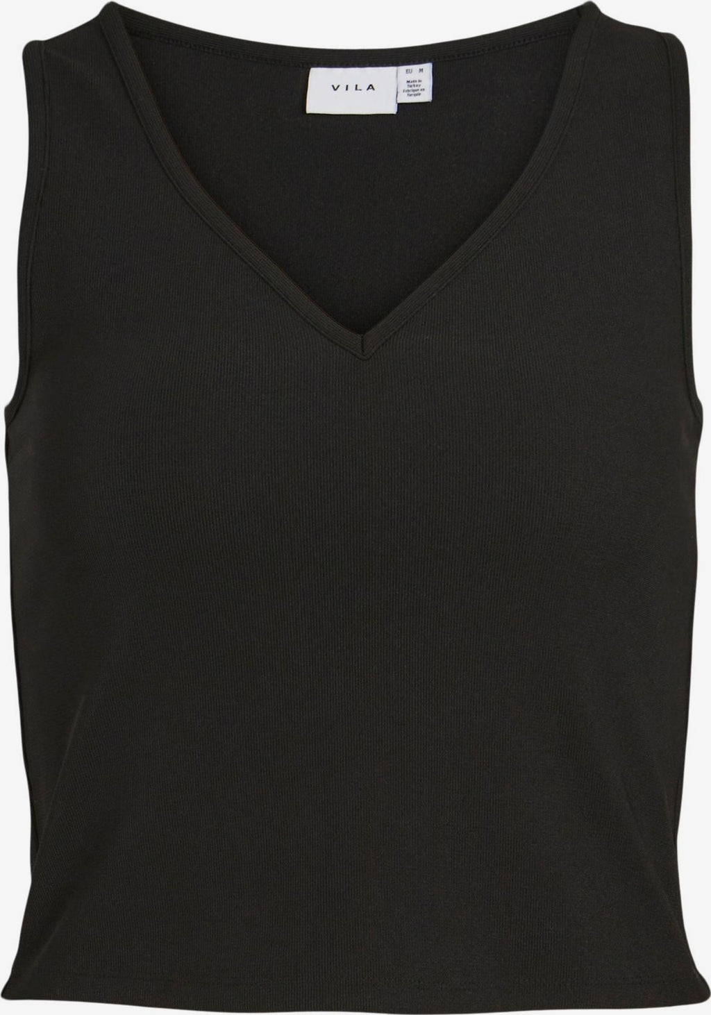 Vila Crop Tops Top KIA Dames Zwart