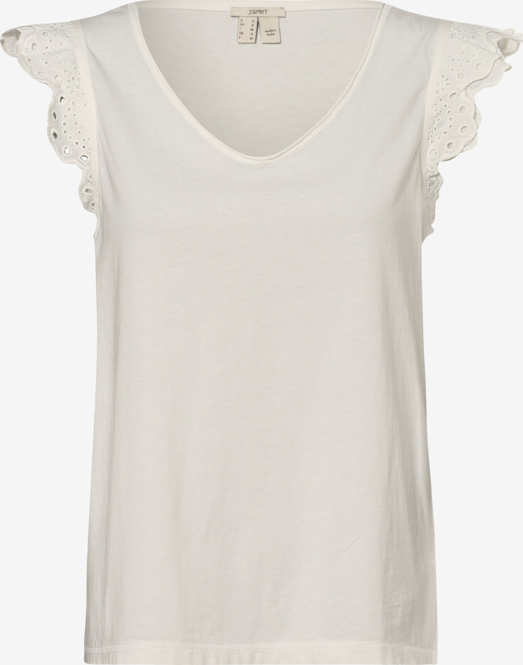 ESPRIT Uitgaanstops Top Dames Ecru